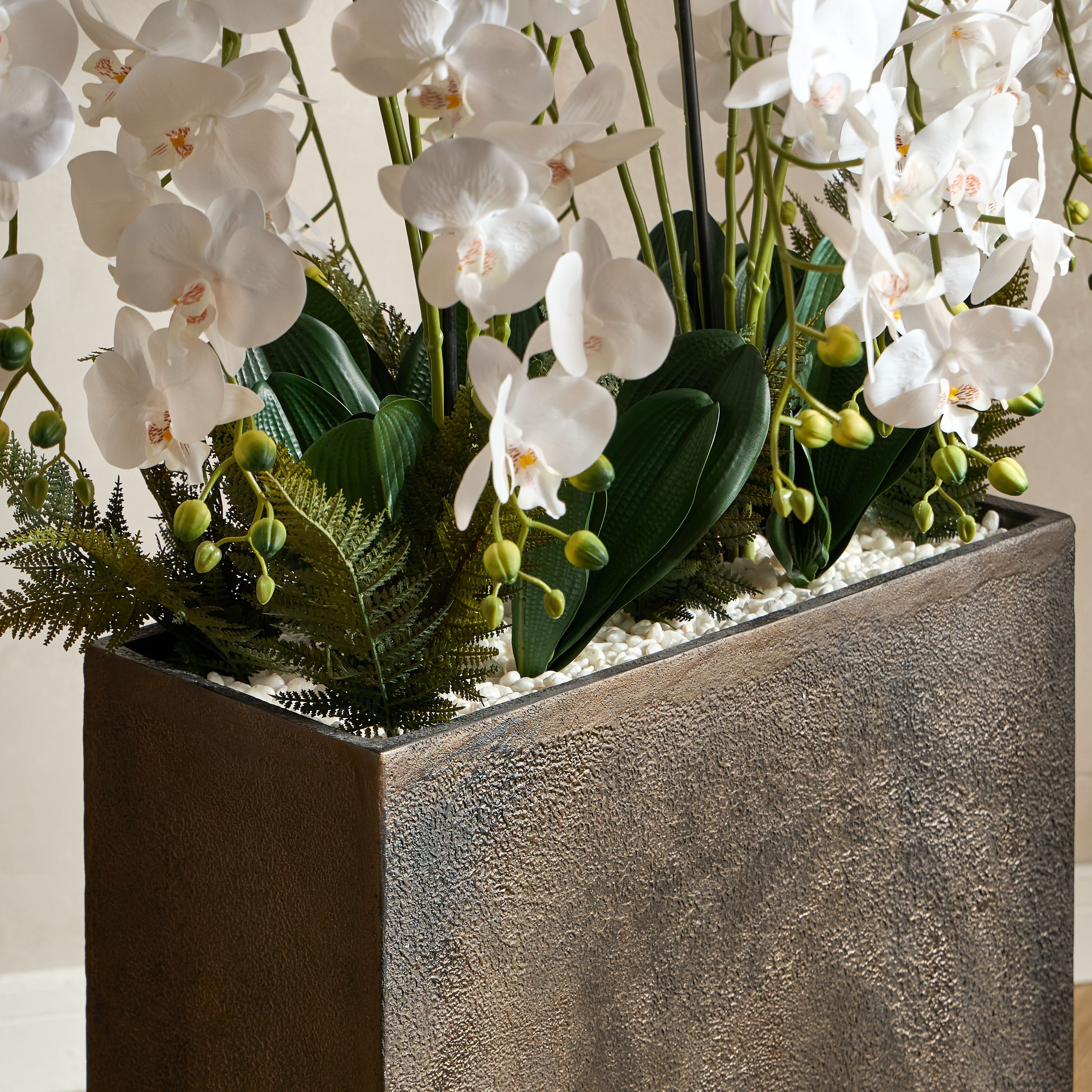 Gild Russet Orchid in Pot - 150 cm-household-gardenandoutdoor-artificialflowersandplants-flowers-image-2