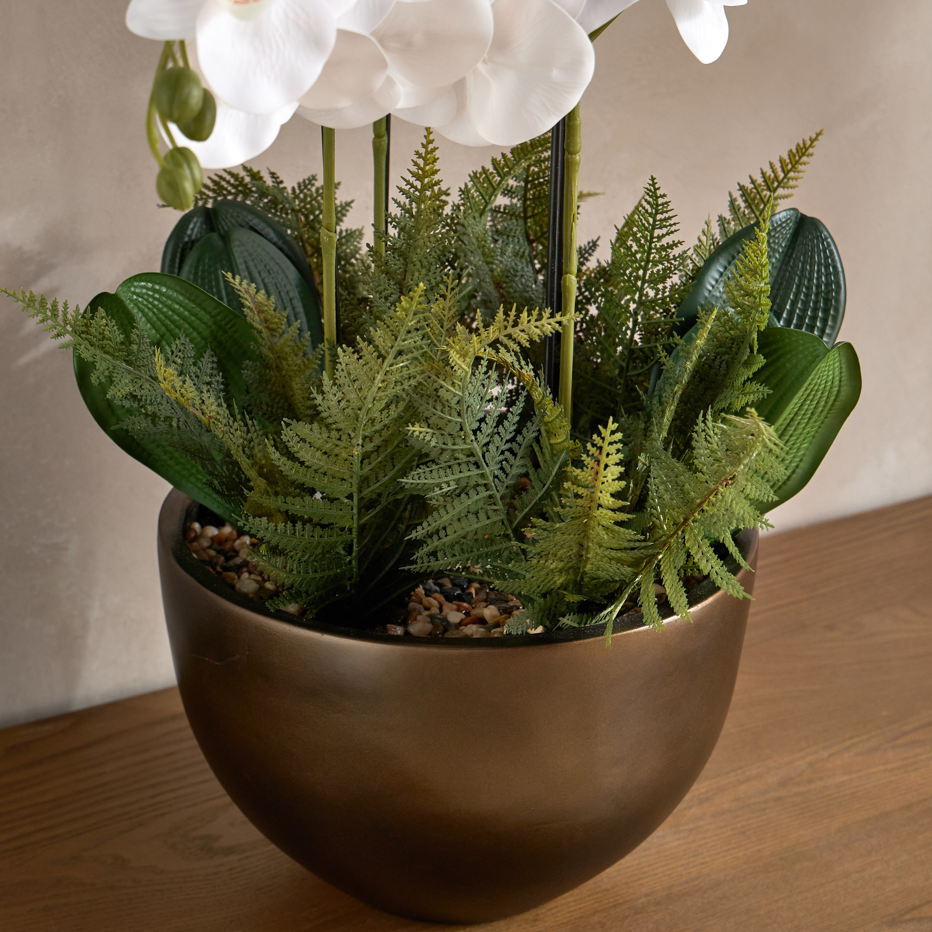 Gild Russet Orchid Arrangement in Pot - 92 cm-household-gardenandoutdoor-artificialflowersandplants-flowers-image-2