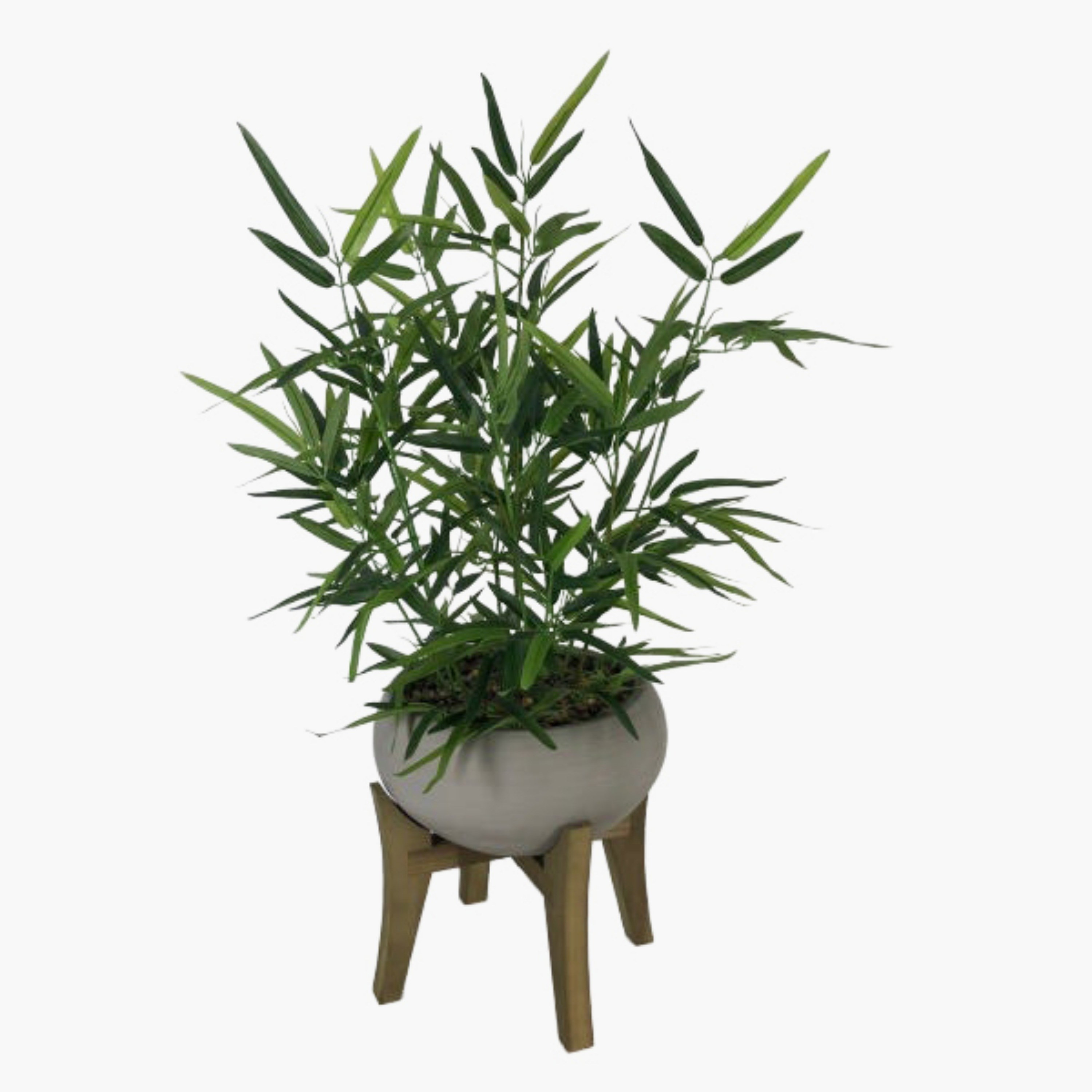 Terra Bamboo Plant in Pot - 60 cm-household-gardenandoutdoor-artificialplants-pottedplants-image-1