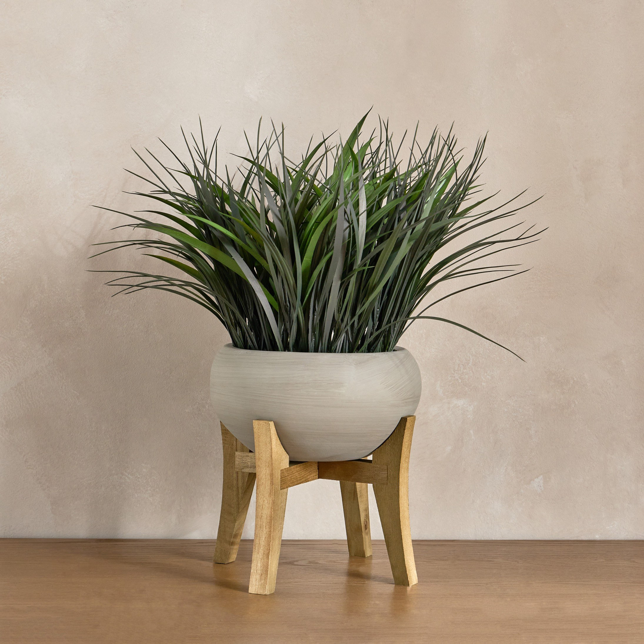 Terra Grass Plant in Pot - 60 cm-household-gardenandoutdoor-artificialplants-pottedplants-image-1
