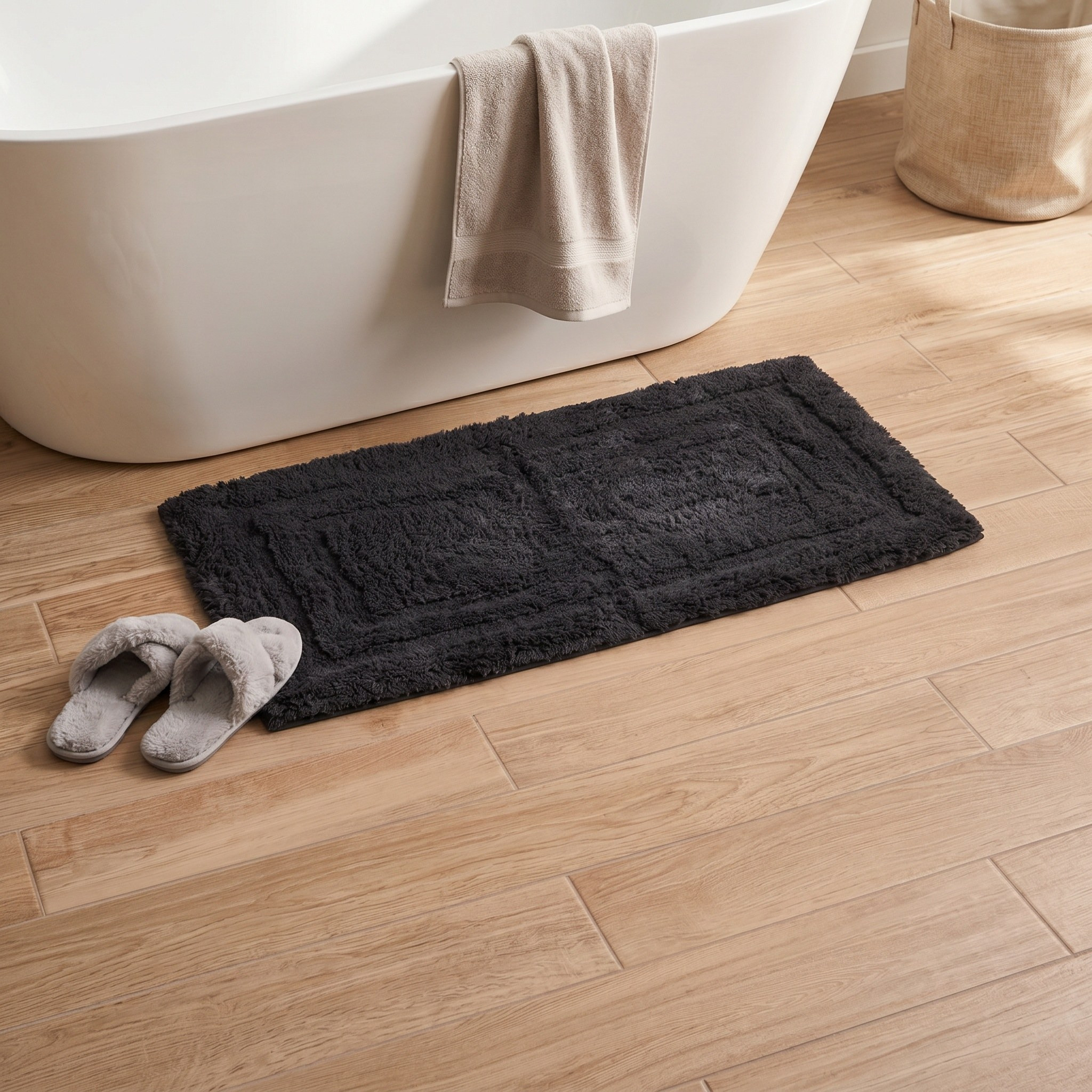 Egyptian Bath Mat - 65x115 cm-household-bathandlaundry-bathlinen-bathmatsandtubmats-image-3