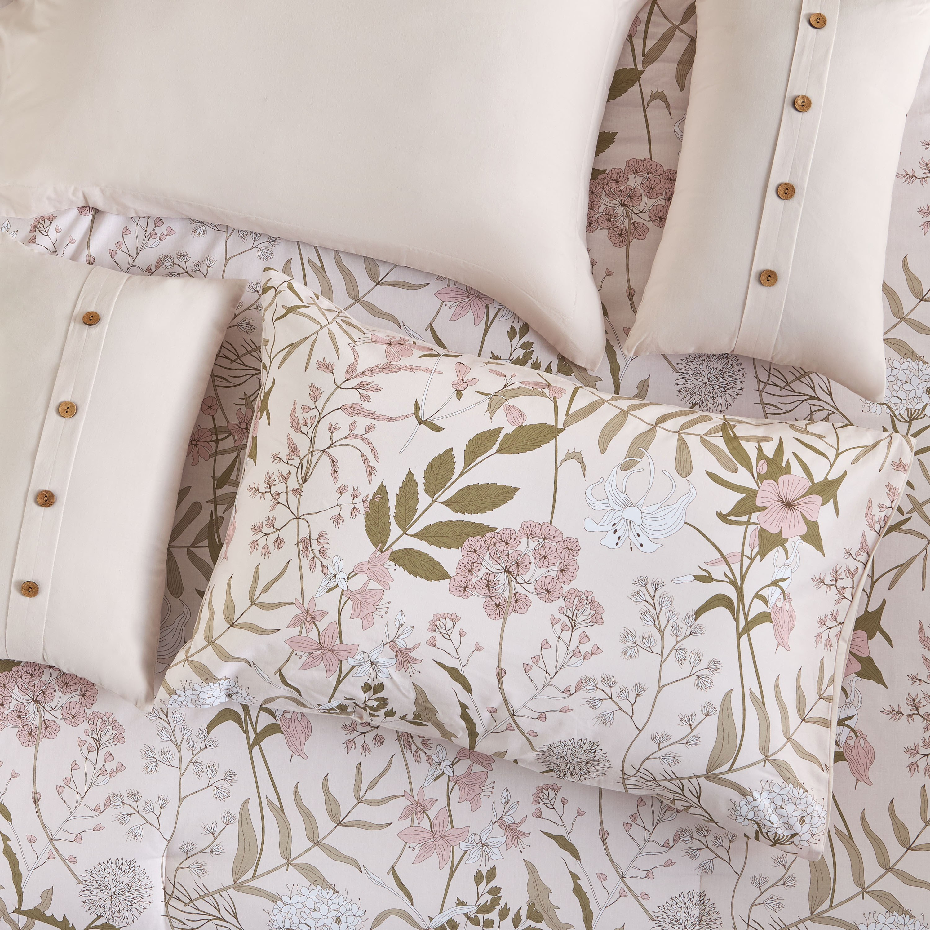 طقم لحاف قطن كوين 10 قطع بطبعات - أورين - 200x240 سم-household-bedding-comfortersandbedspreads-bedinabag-image-3