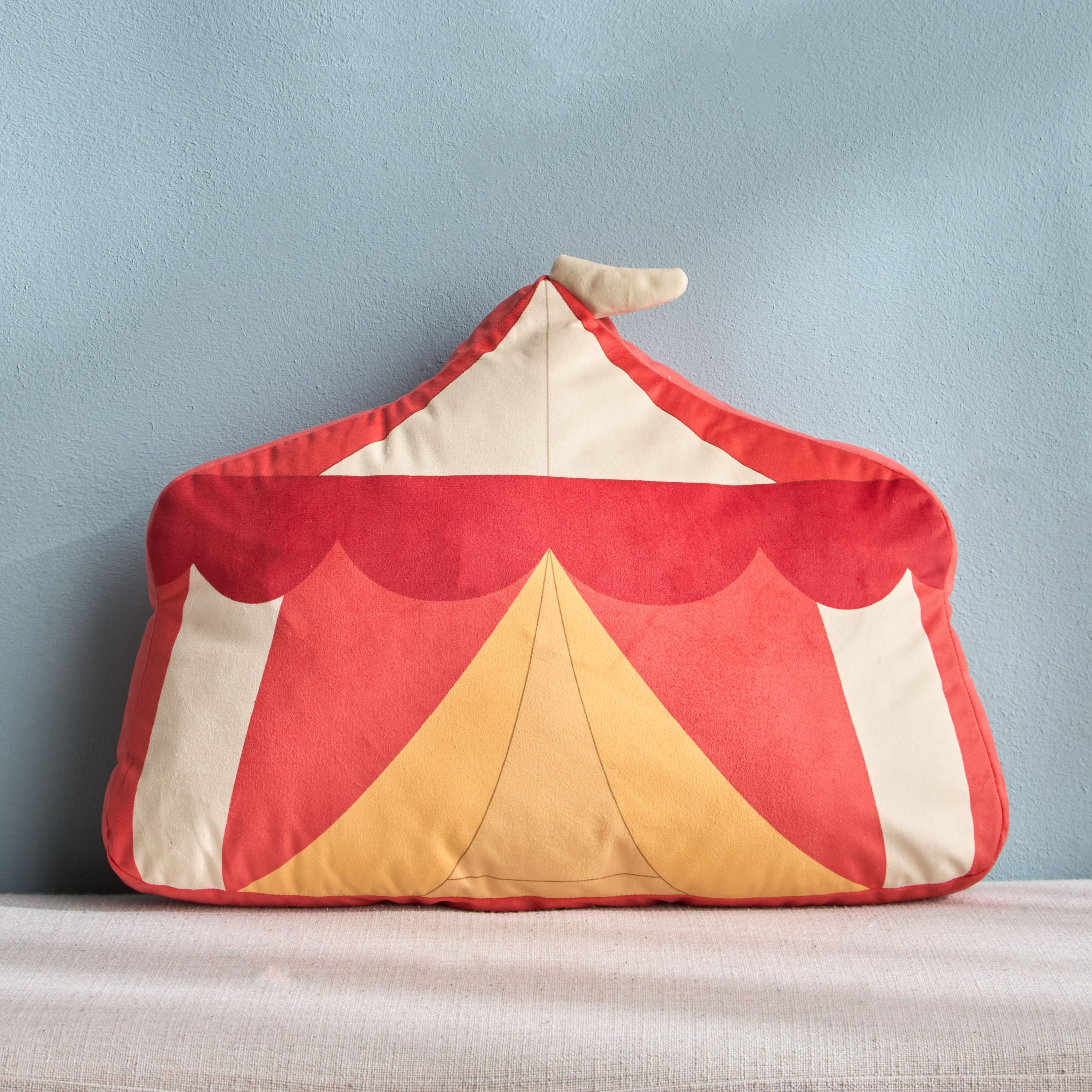 Tent Shaped Light Filled Cushion - 37x48 cm-kids-beddingandwindows-bedding-filledcushionsandcovers-image-1