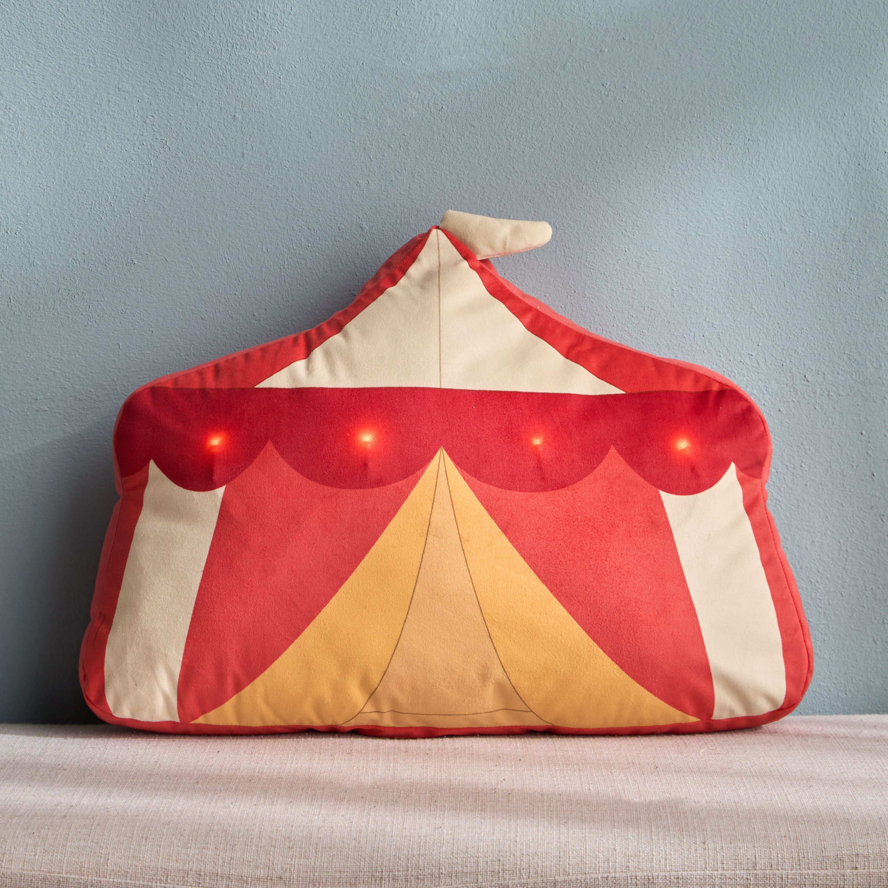 Tent Shaped Light Filled Cushion - 37x48 cm-kids-beddingandwindows-bedding-filledcushionsandcovers-image-2
