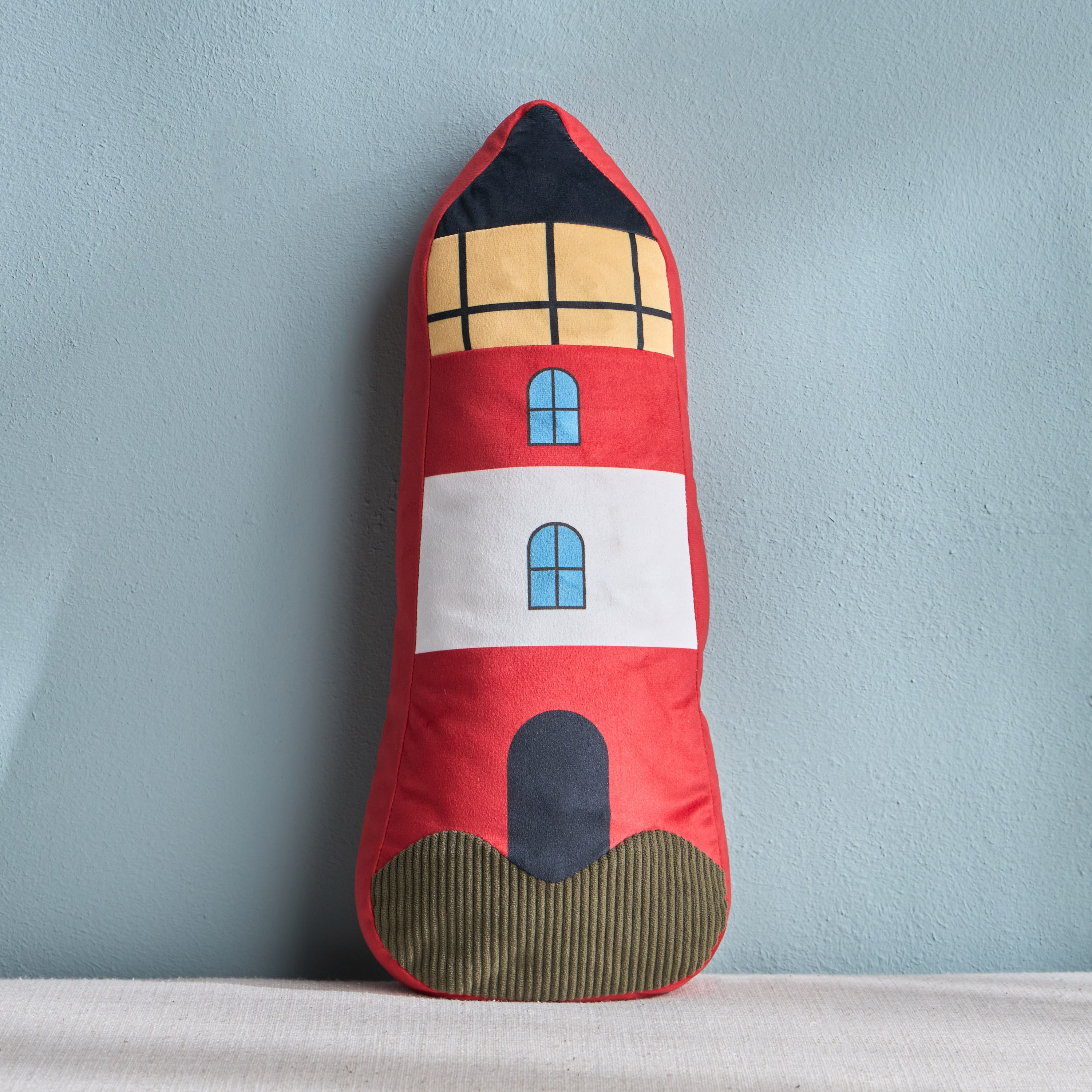 Lighthouse Light Filled Cushion - 18x45 cm