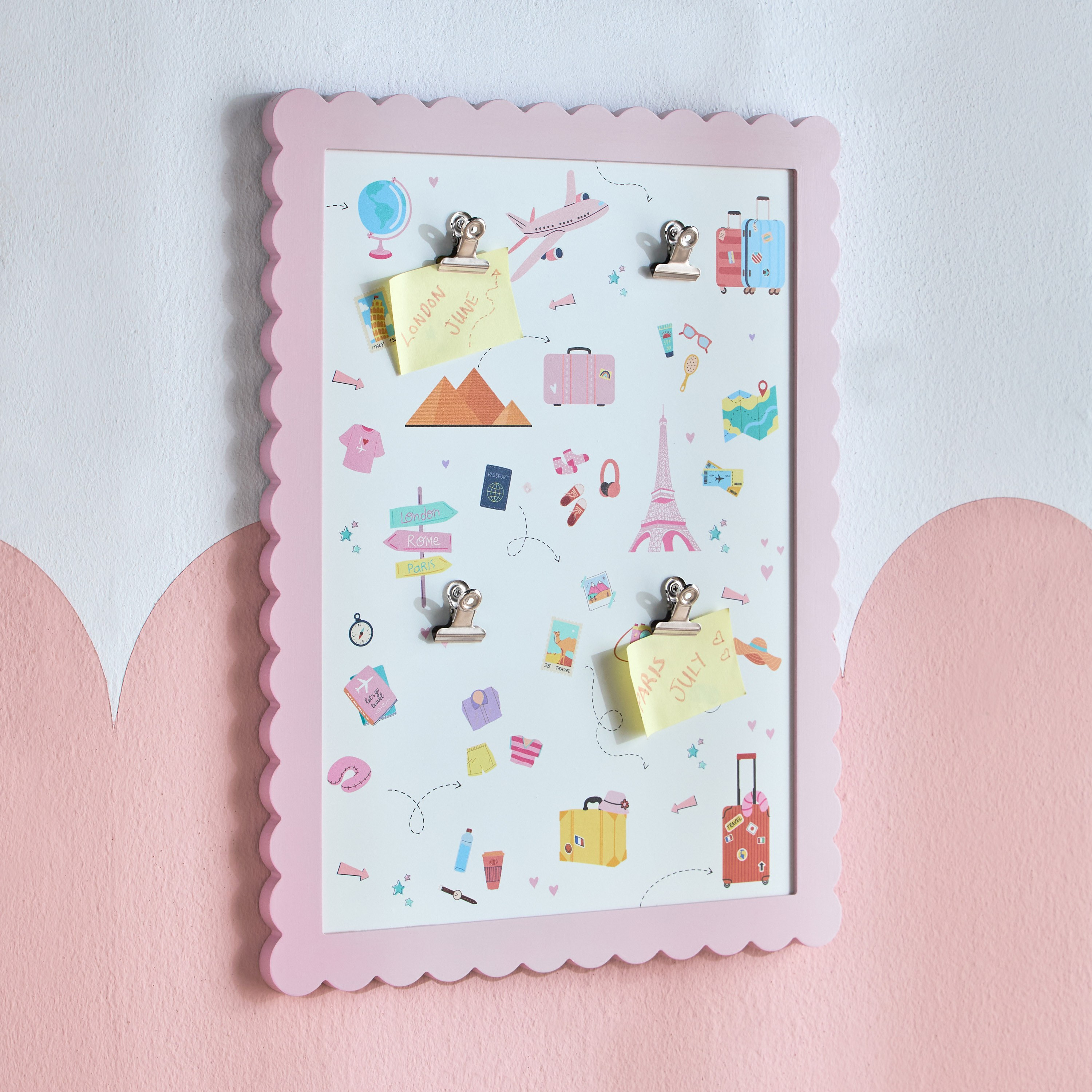 Juno Travel Pin Board-babyandkids-schoolessentials-stationery-image-1