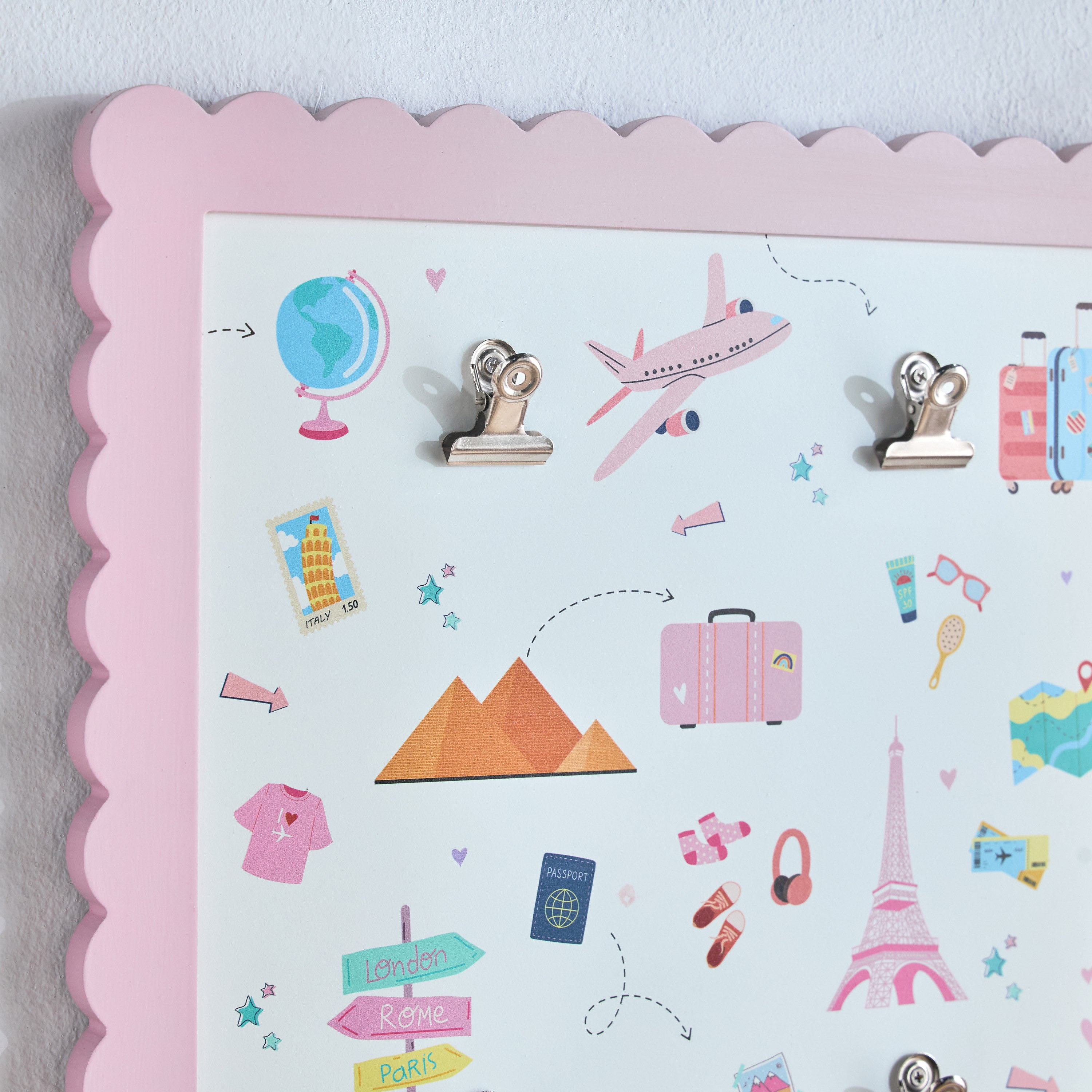 Juno Travel Pin Board-babyandkids-schoolessentials-stationery-image-3