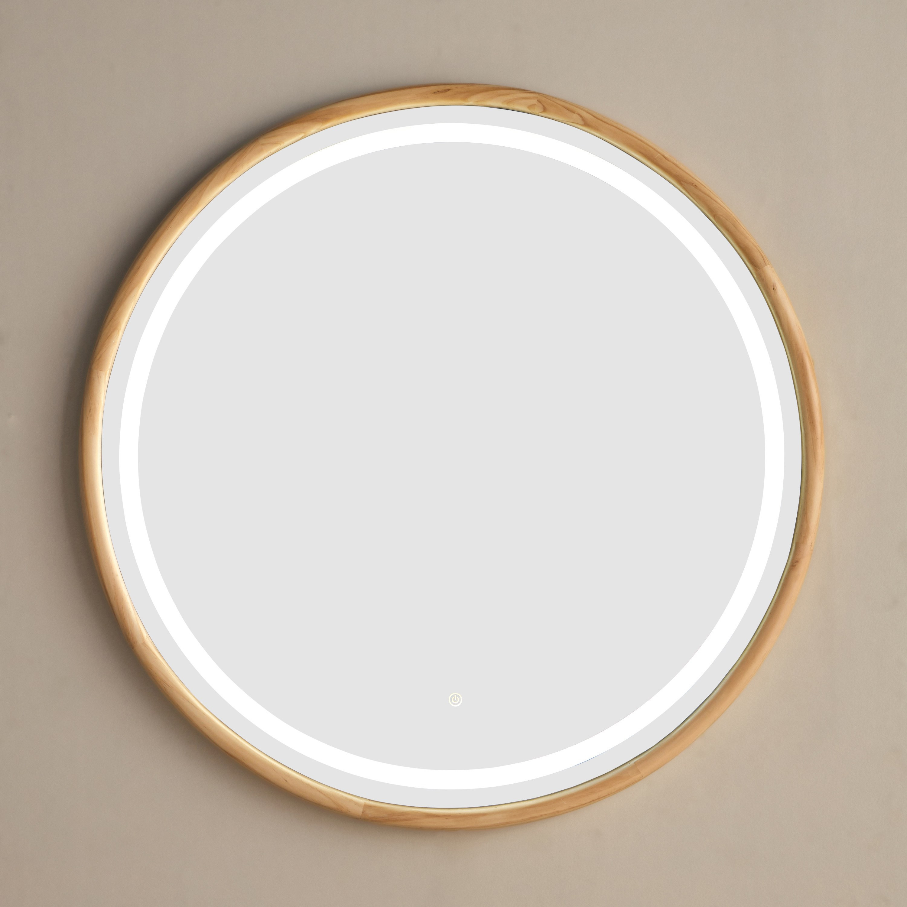 Natura Ismene Wall Mirror - 100 cm-household-walldecorandmirrors-mirrors-wallmirrors-image-2