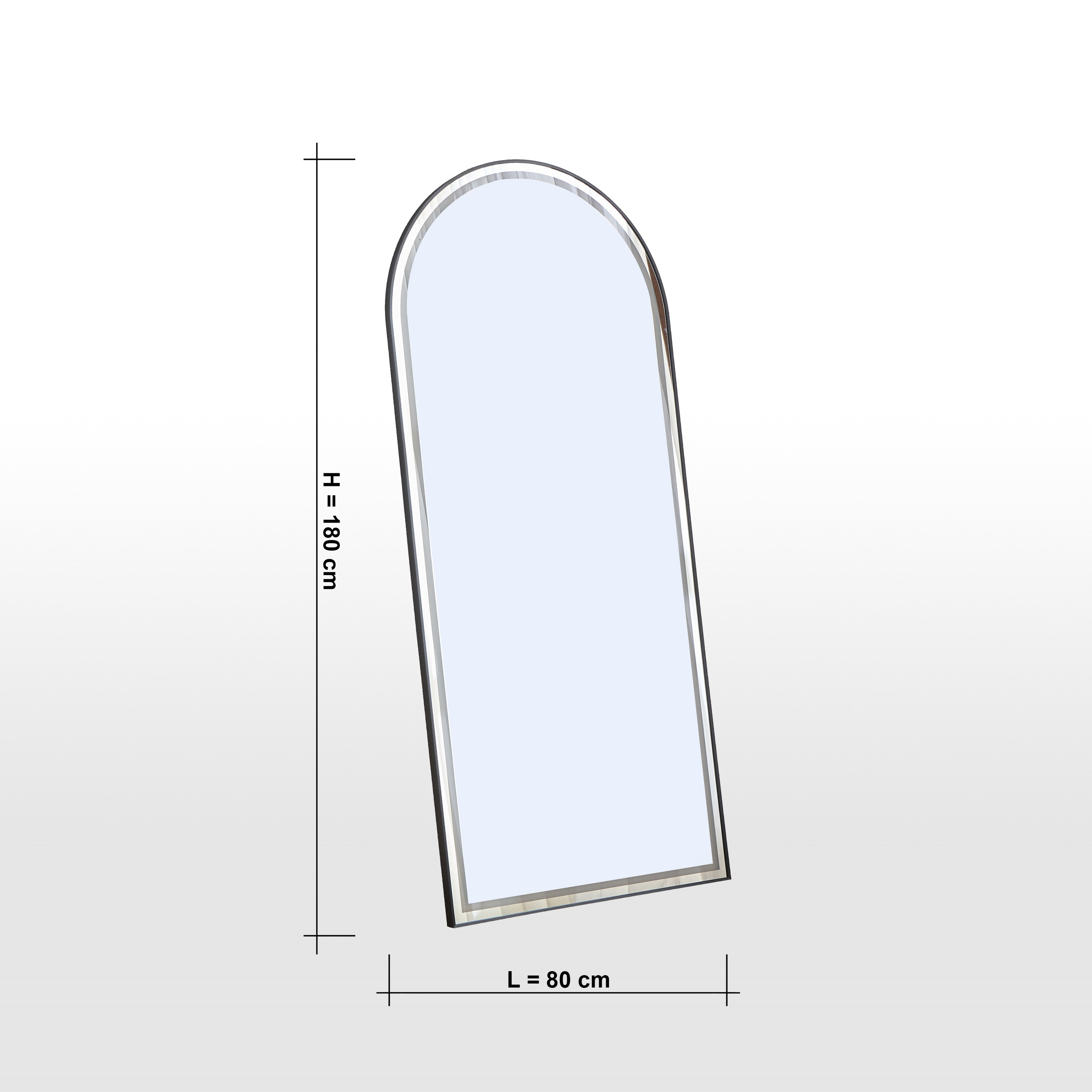Elias Arch Floor Mirror - 180x80 cm-household-walldecorandmirrors-mirrors-floormirrors-image-6