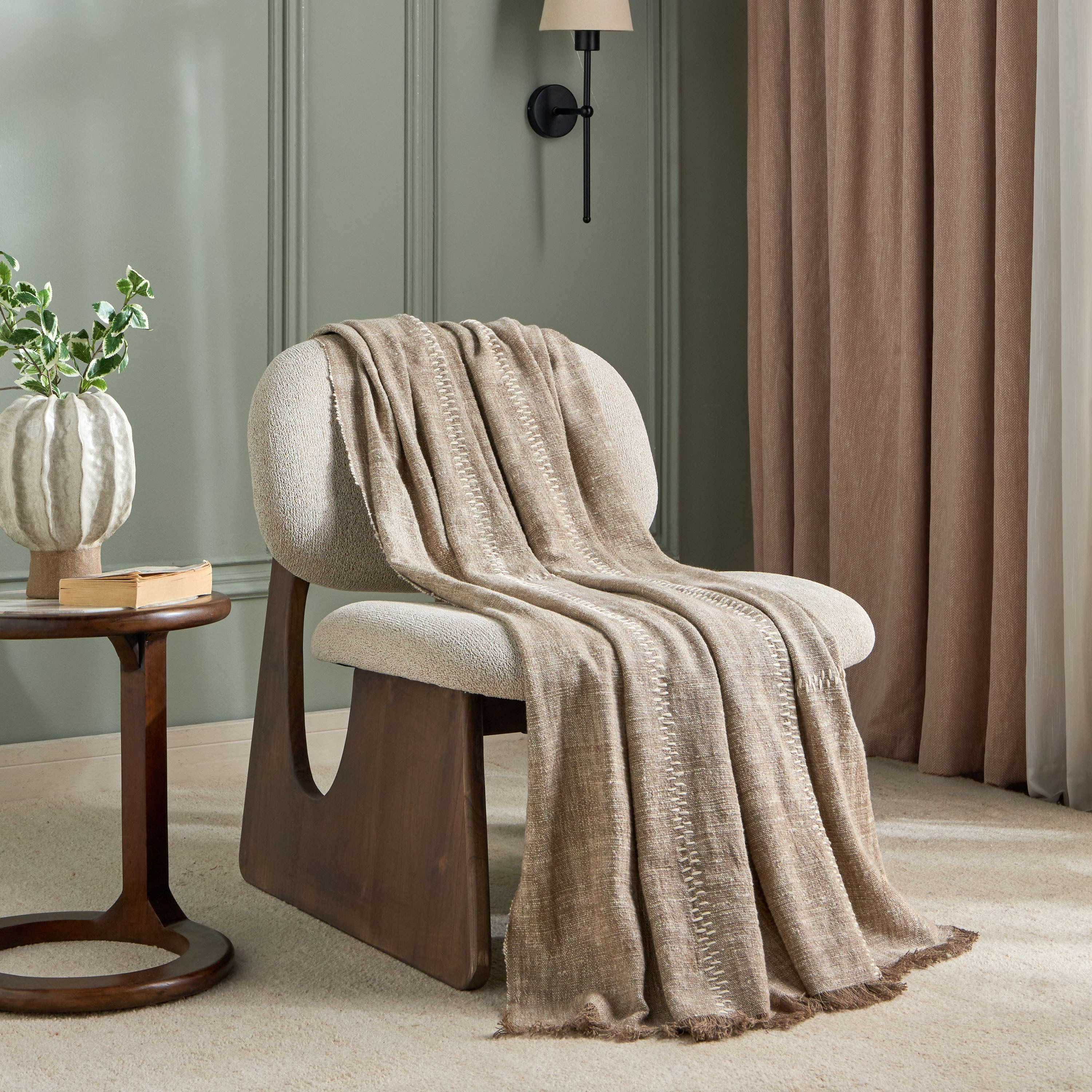 Isla Cotton Throw - 130x170 cm-household-bedding-blankets-image-3