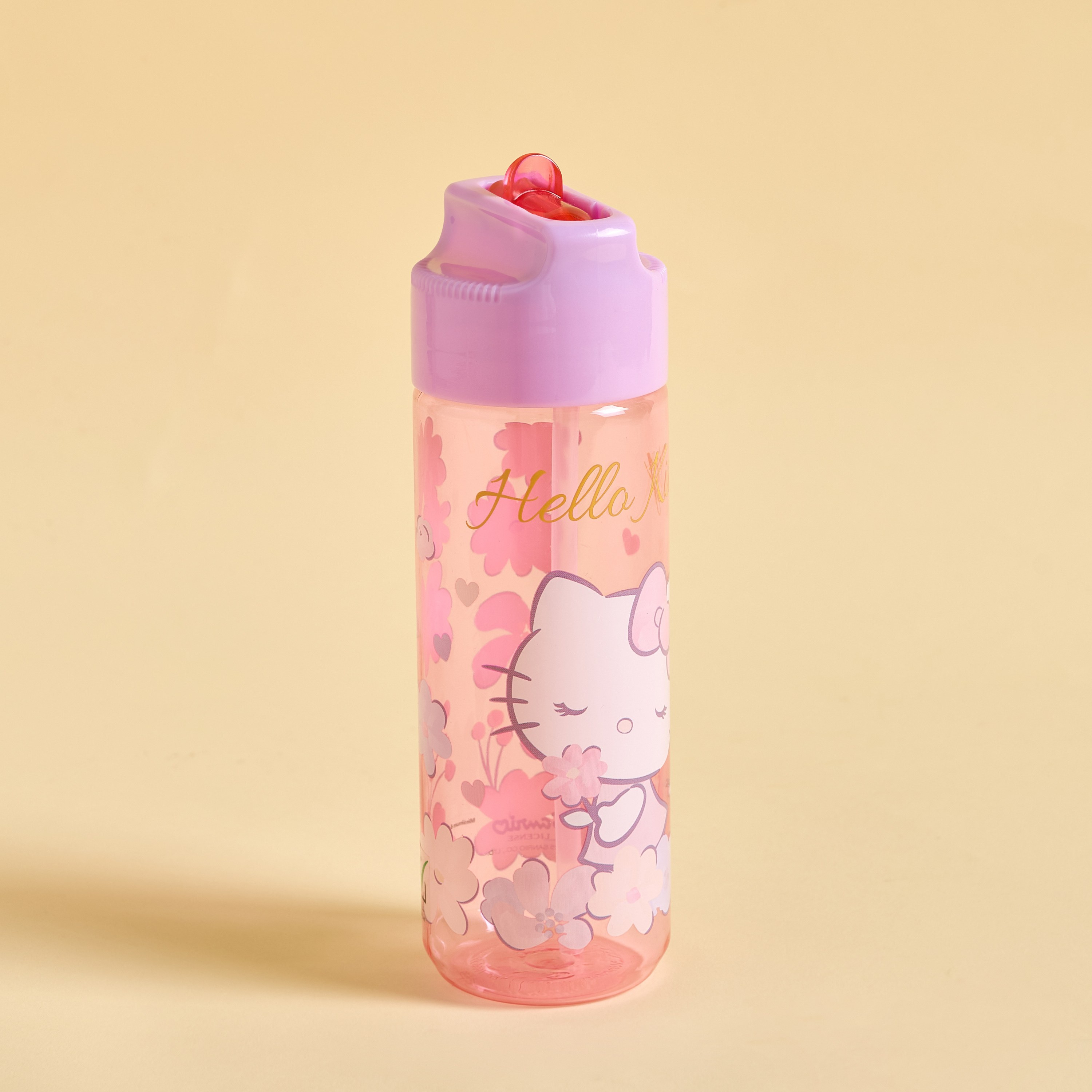 Stor Hello Kitty Print Bottle-babyandkids-eatanddrink-waterbottles-image-1