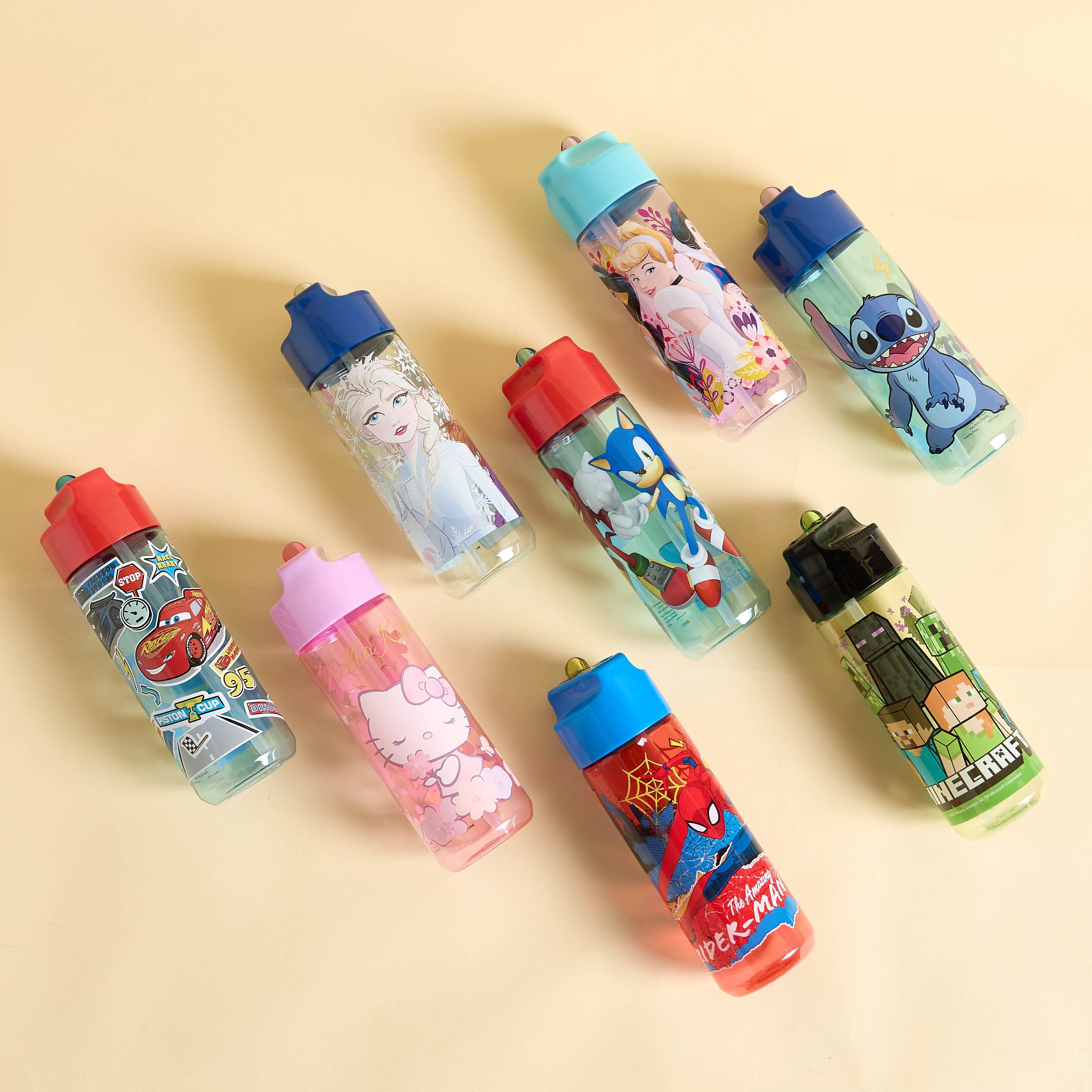 Stor Princess Print Bottle-babyandkids-eatanddrink-waterbottles-image-4