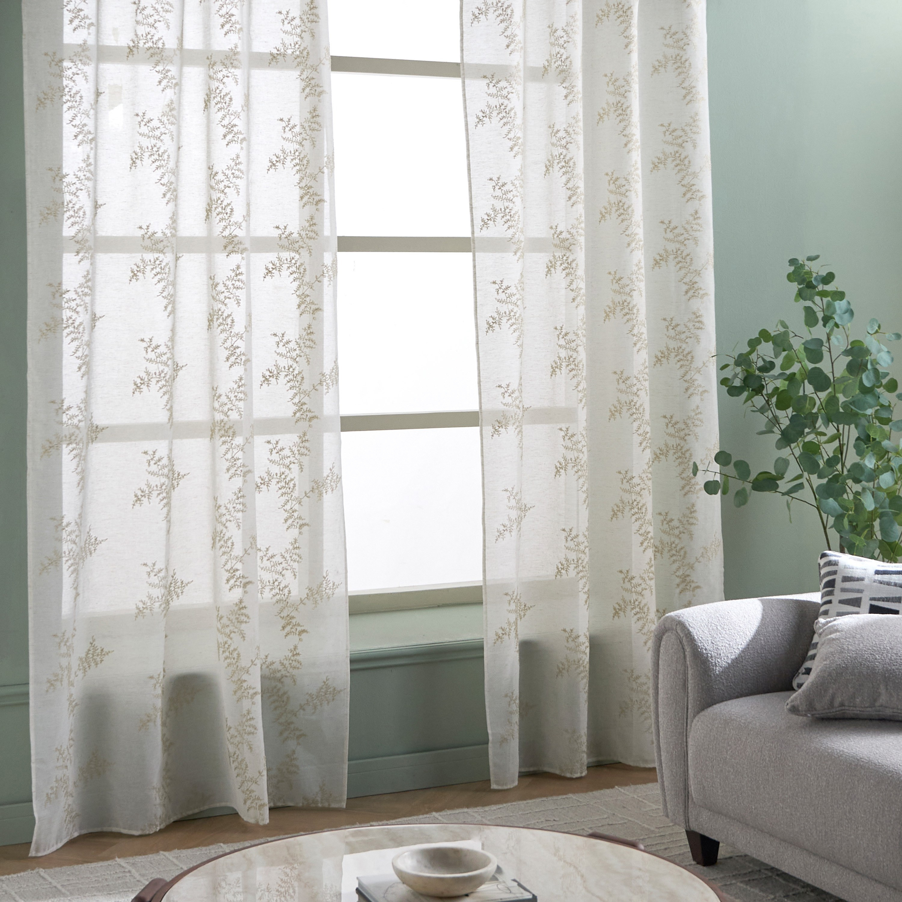 Fiora 2-Piece Sheer Curtain Set - 140x240 cm-household-windows-curtains-image-5