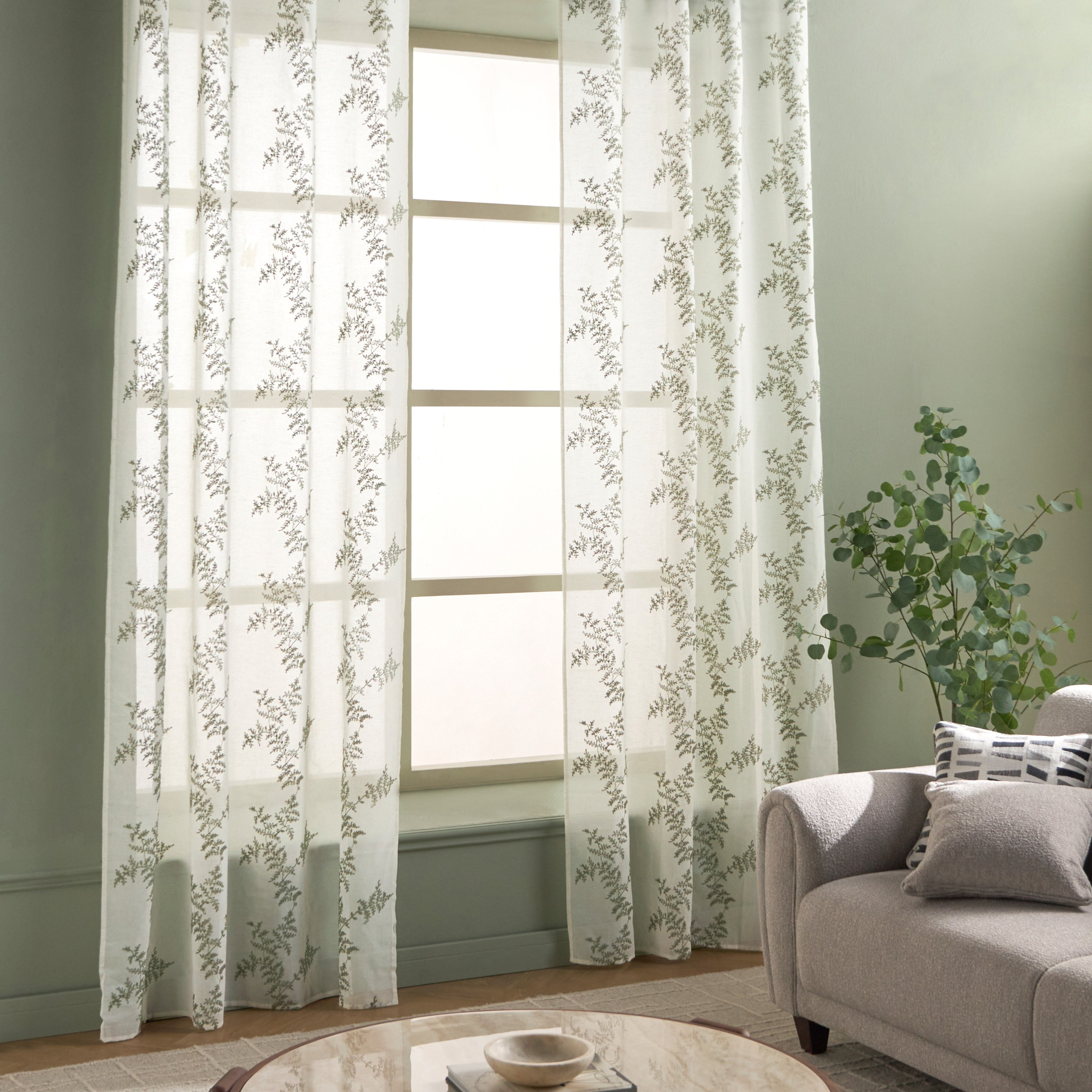 Fiora 2-Piece Sheer Curtain Set - 140x240 cm-household-windows-curtains-image-5
