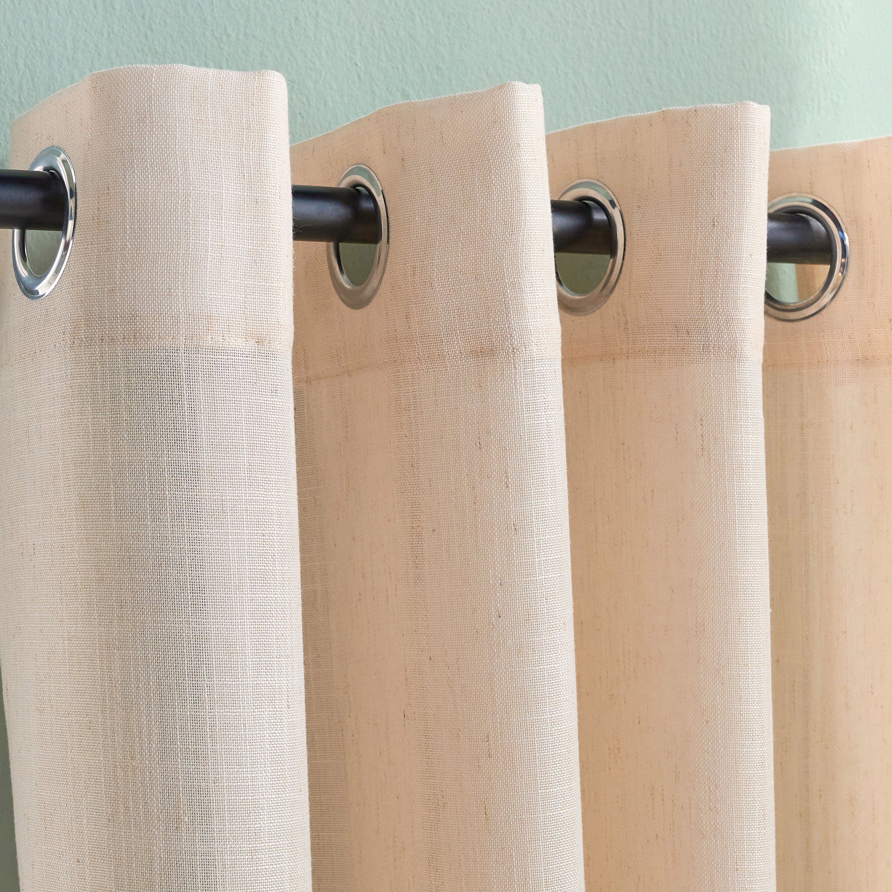 طقم ستائر شفافة قطعتين - إيثيريس - 140x240 سم-household-windows-curtains-image-2