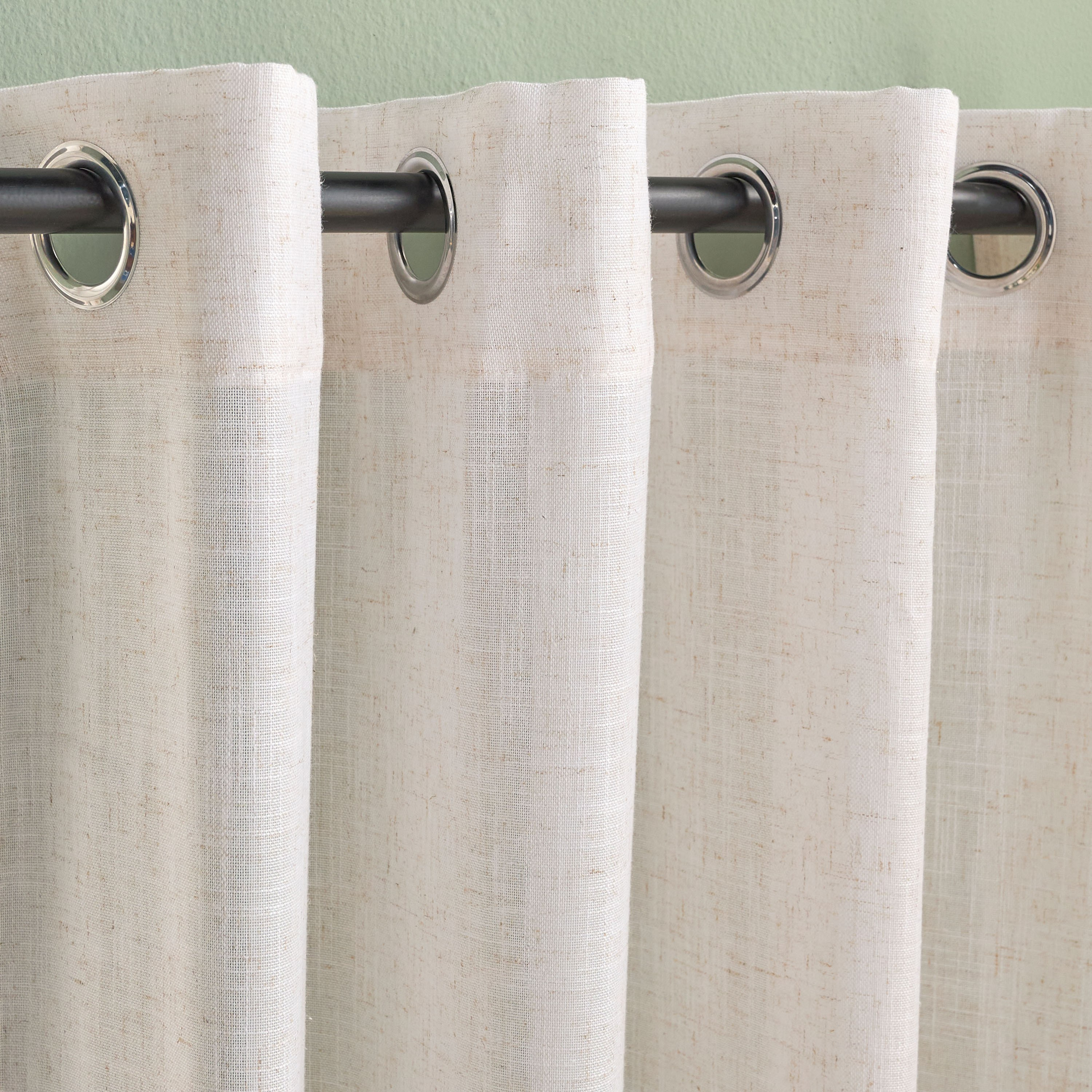 طقم ستائر شفافة قطعتين - إيثيريس - 140x240 سم-household-windows-curtains-image-3