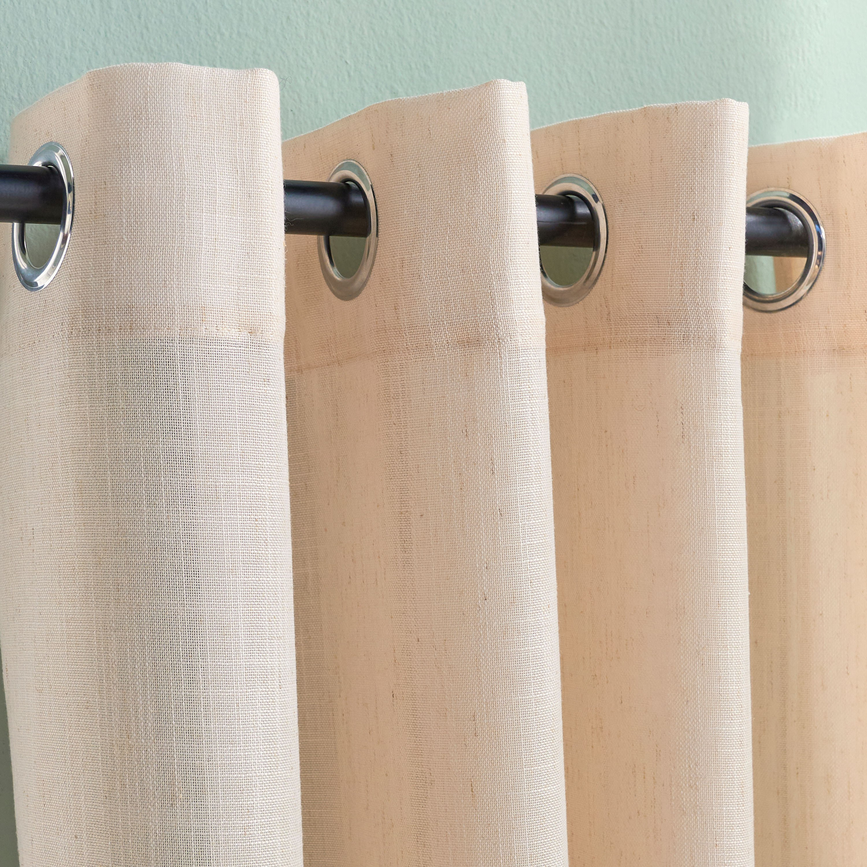 طقم ستائر شفافة قطعتين - إيثيريس - 140x300 سم-household-windows-curtains-image-2