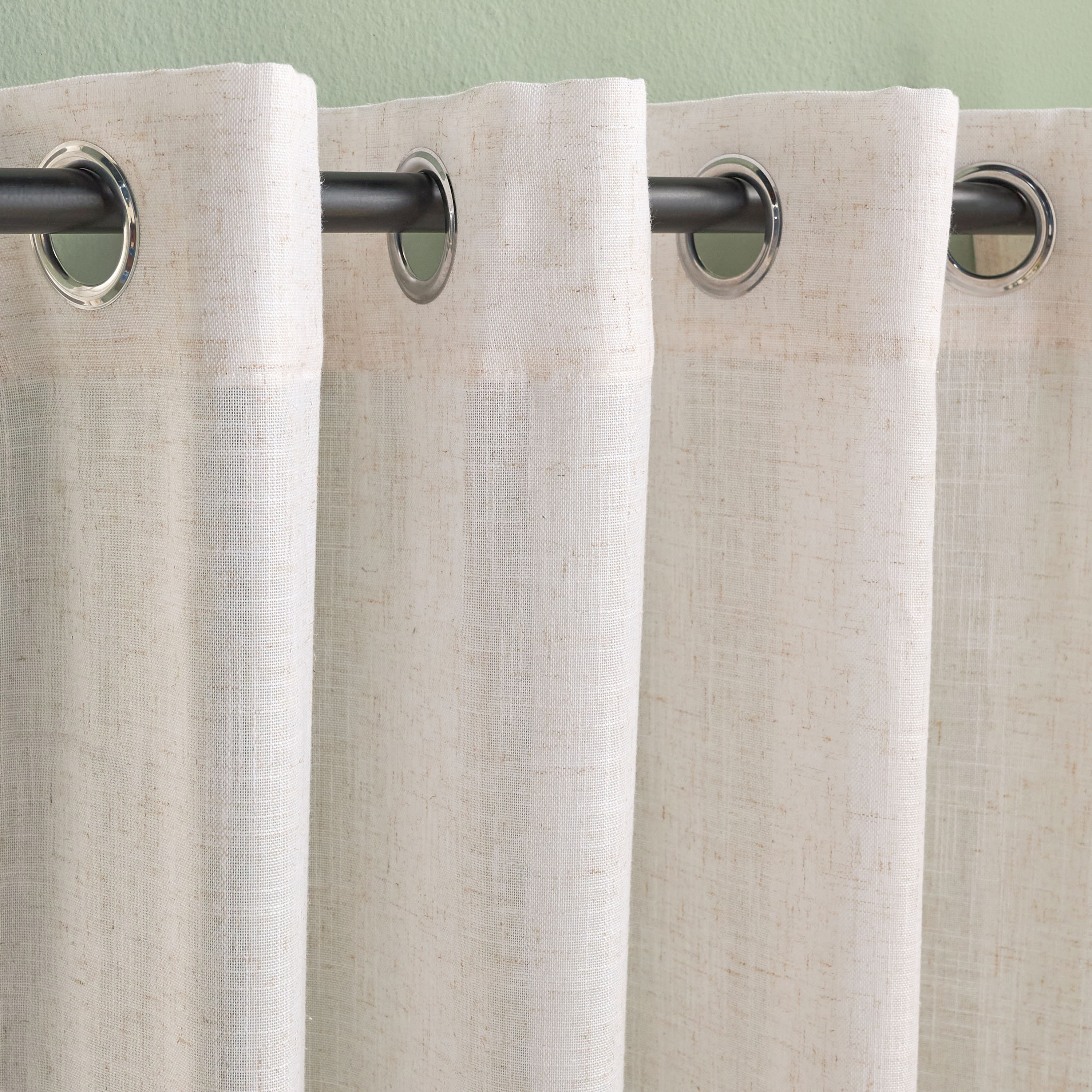 طقم ستائر شفافة قطعتين - إيثيريس - 140x300 سم-household-windows-curtains-image-3