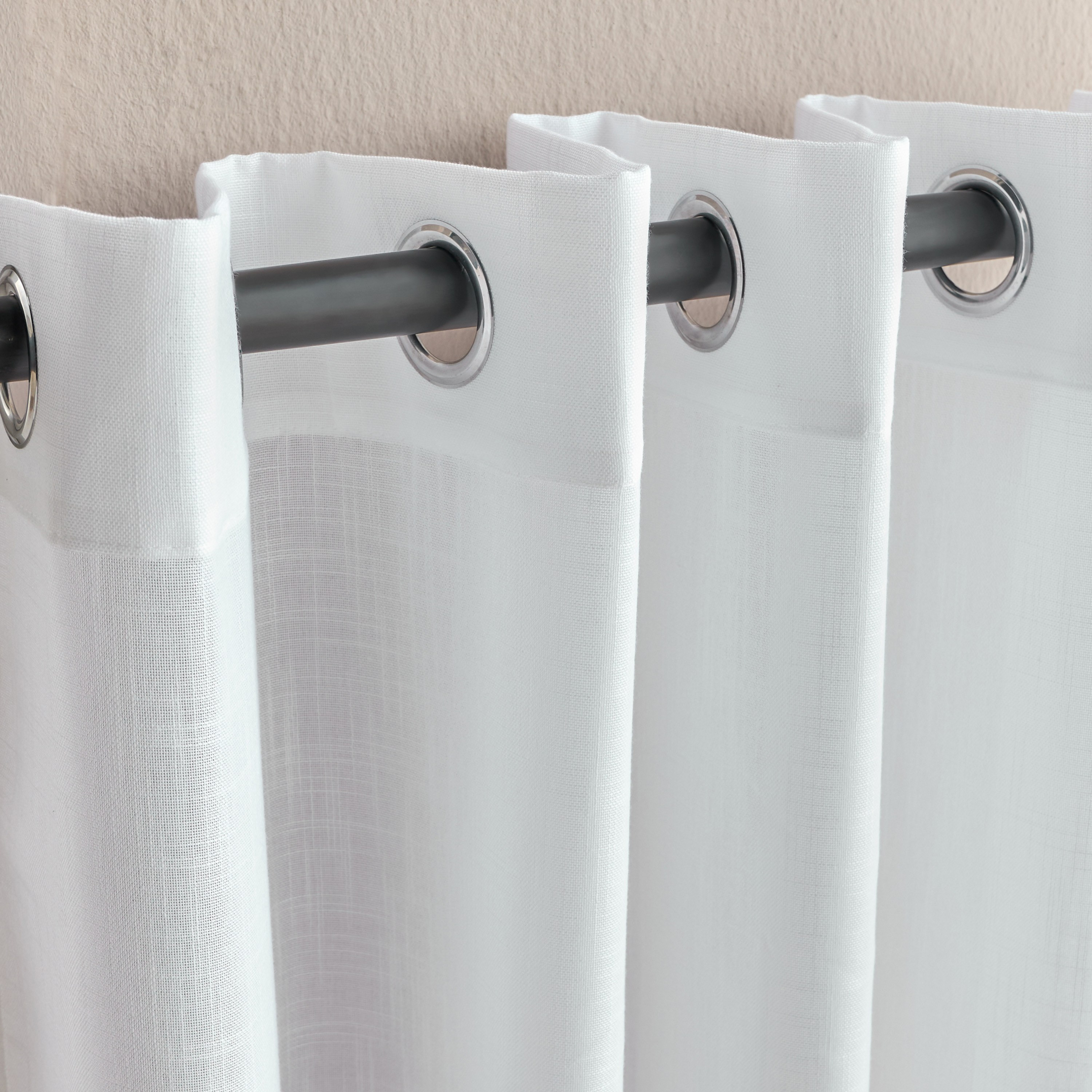 طقم ستائر شفافة قطعتين - إيثيريس - 140x300 سم-household-windows-curtains-image-2