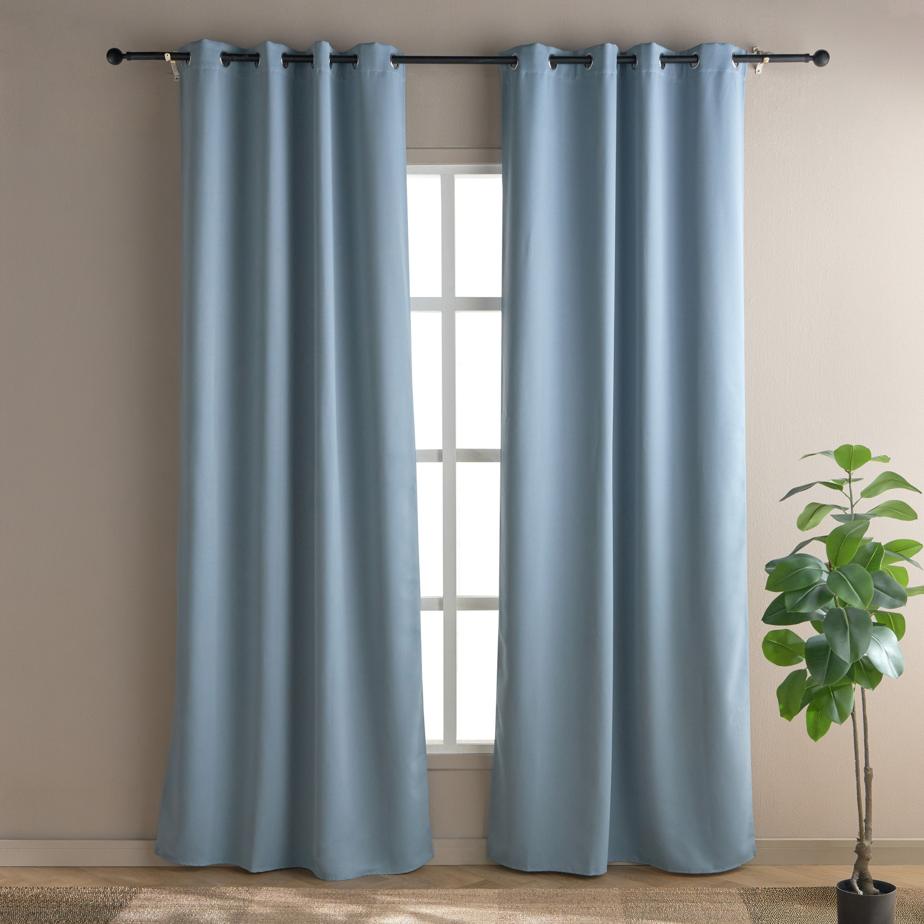Angelina 2-Piece Blackout Curtain Set - 135x300 cm-household-windows-curtains-image-1