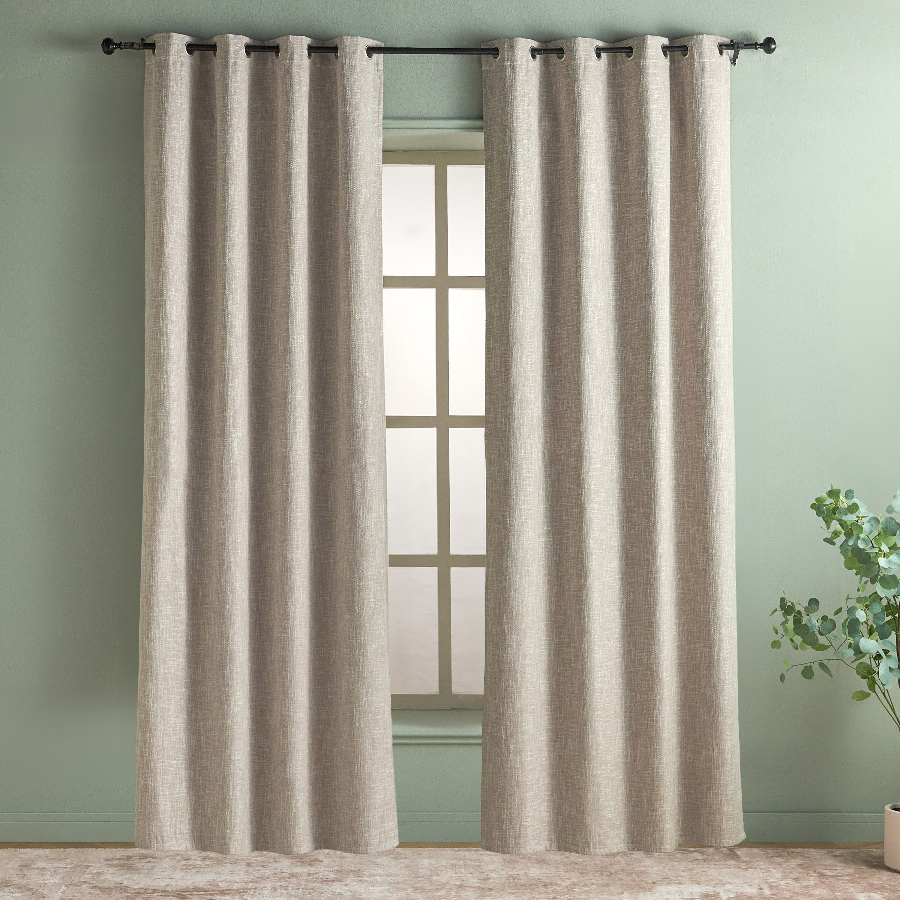 Drew 2-Piece Blackout Curtain Set - 135x300 cm-household-windows-curtains-image-1