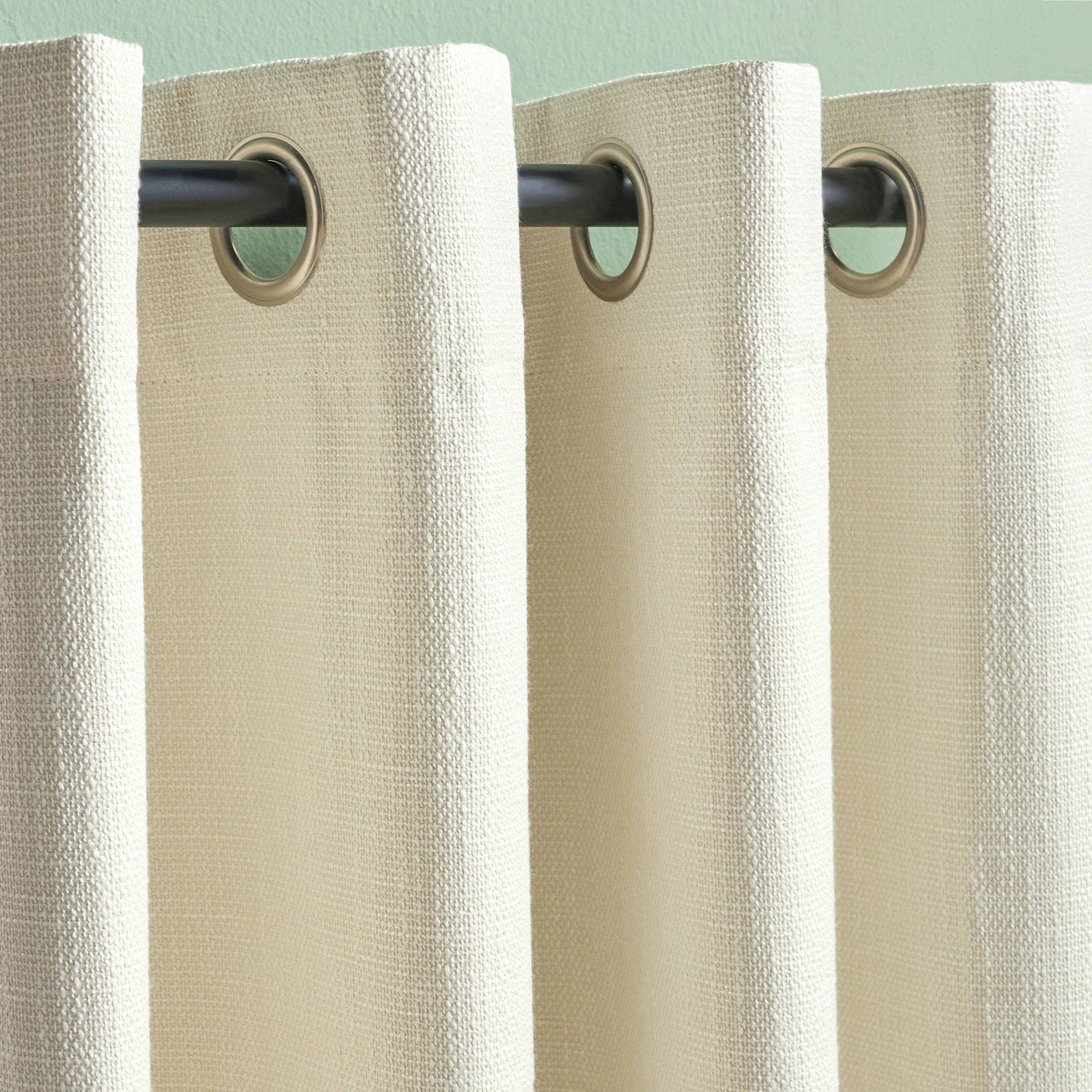 طقم ستائر تعتيم قطعتين - درو - 135x240 سم-household-windows-curtains-image-2