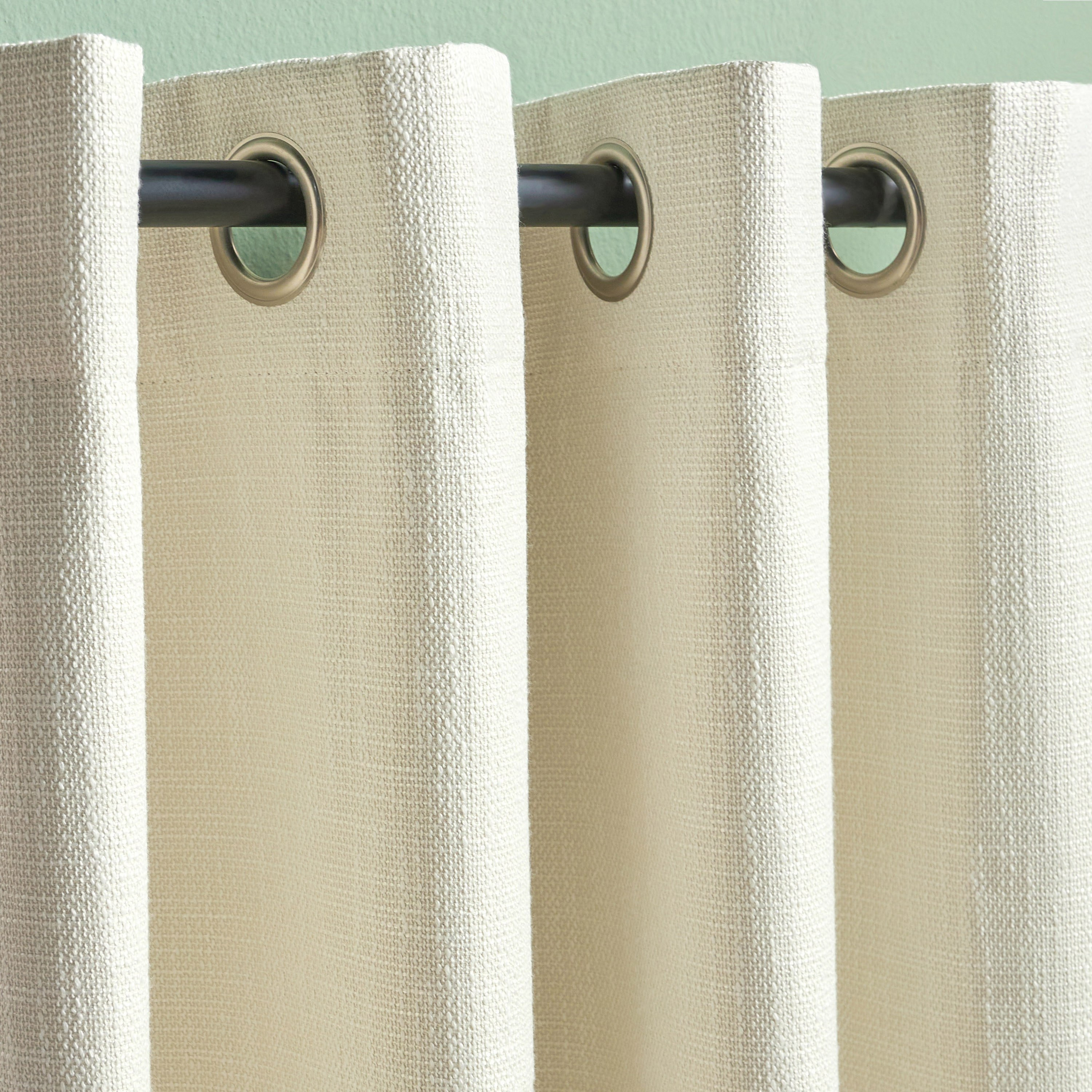 طقم ستائر تعتيم قطعتين - درو - 135x300 سم-household-windows-curtains-image-2