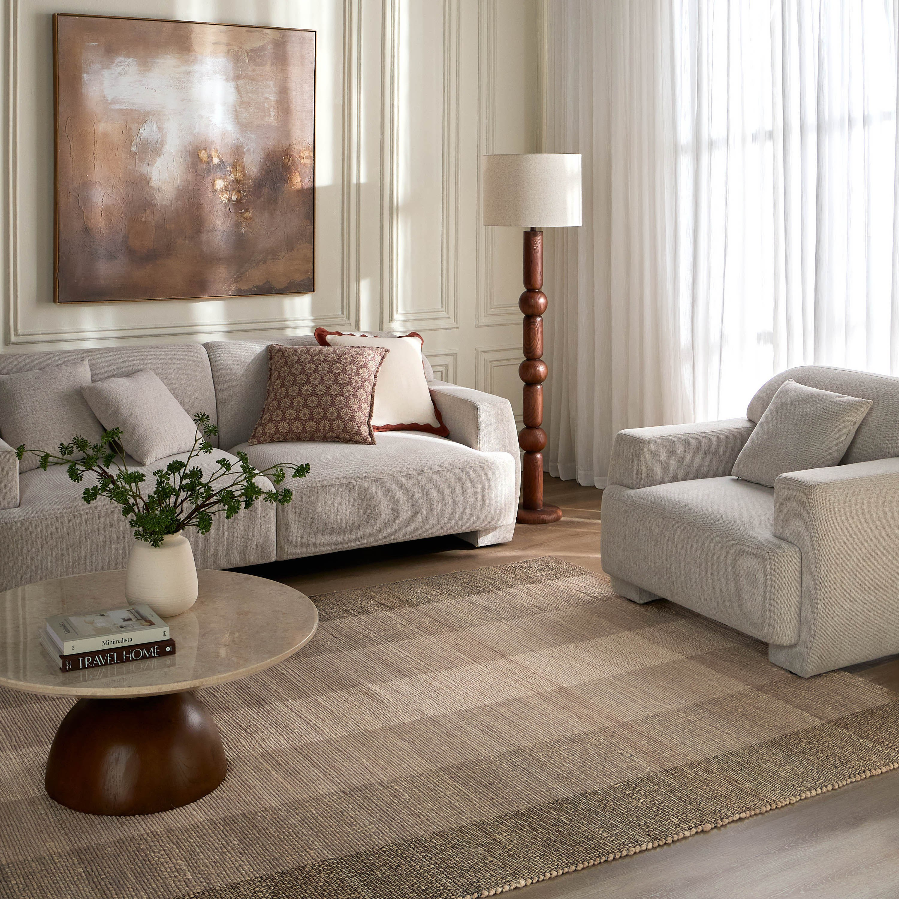 Sora Solea Handwoven Jute Rug - 160x230 cm-household-rugsandcarpets-rugs-image-5