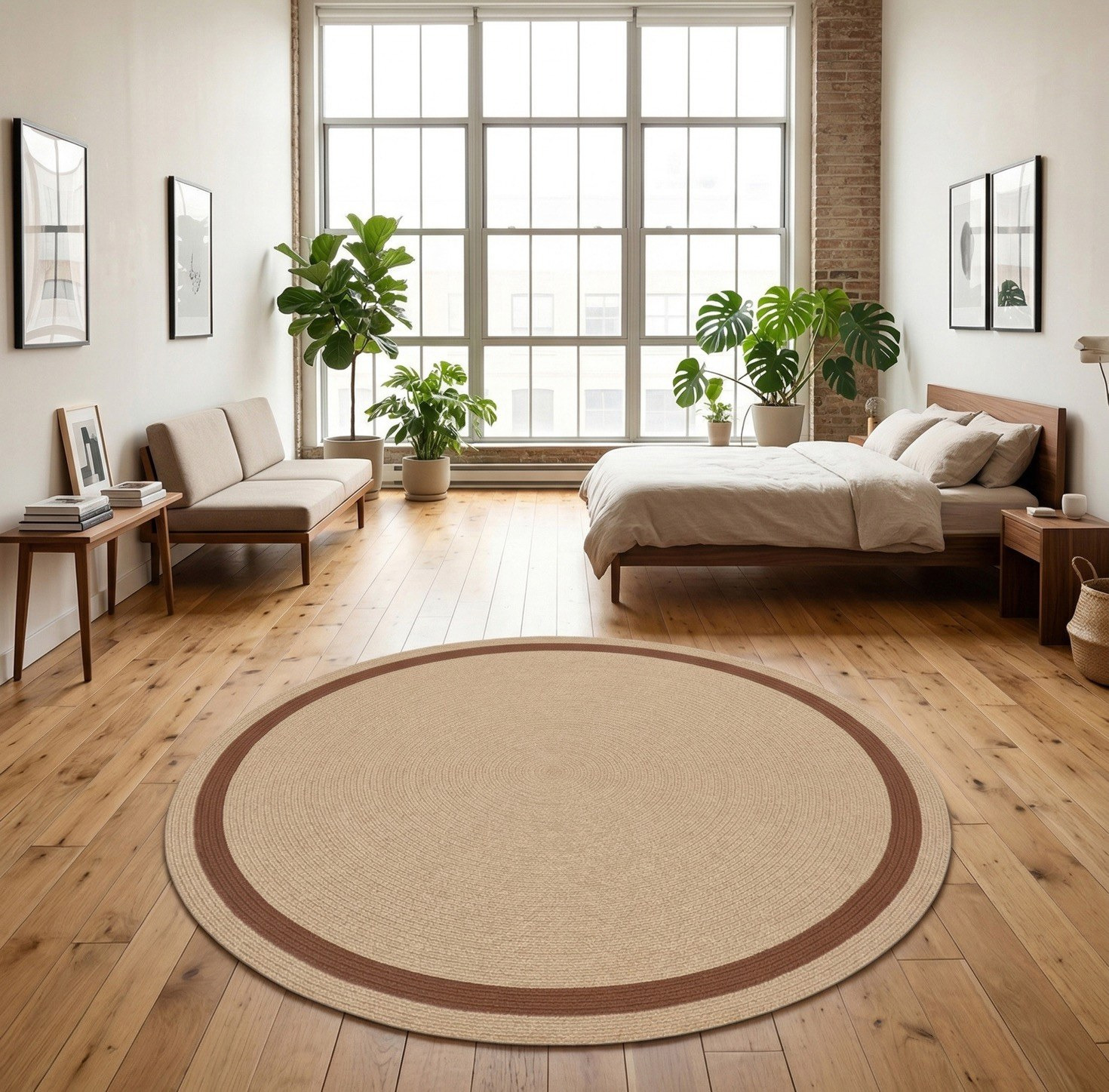 Sora Capri Handmade Rug - 150 cm-household-rugsandcarpets-rugs-image-1