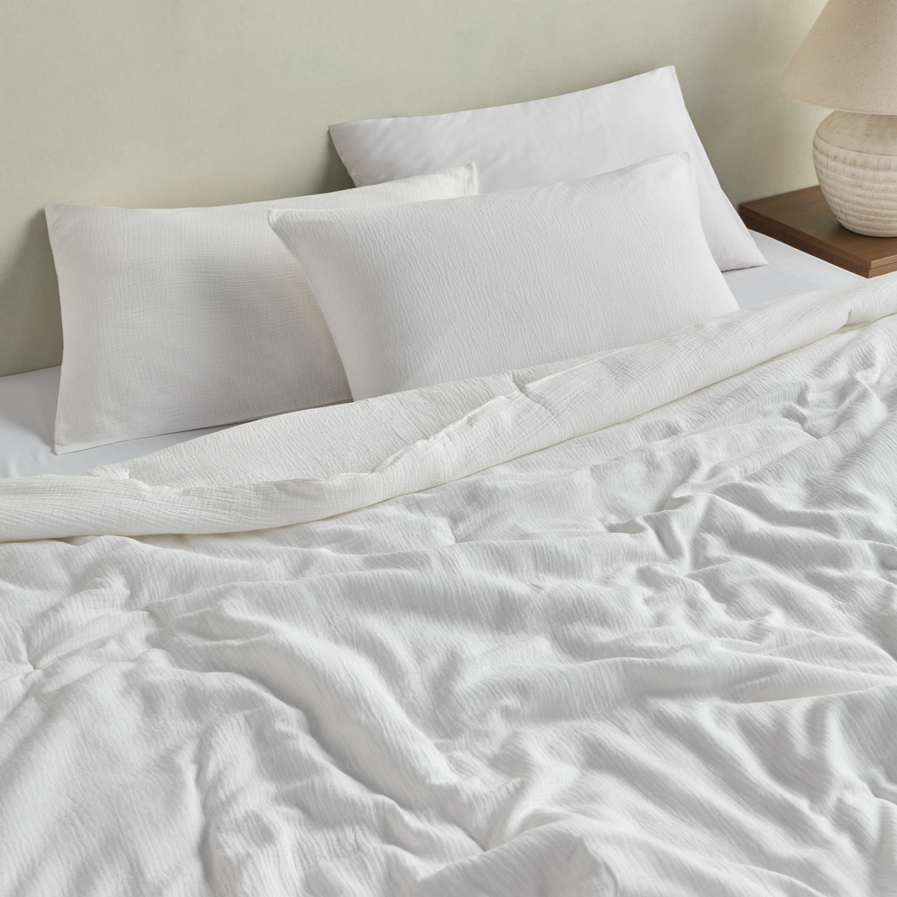 Airsoft Summer Cotton Quilted 3-Piece Super King Comforter Set - 240x260 cm-household-bedding-comfortersandbedspreads-comforters-image-5