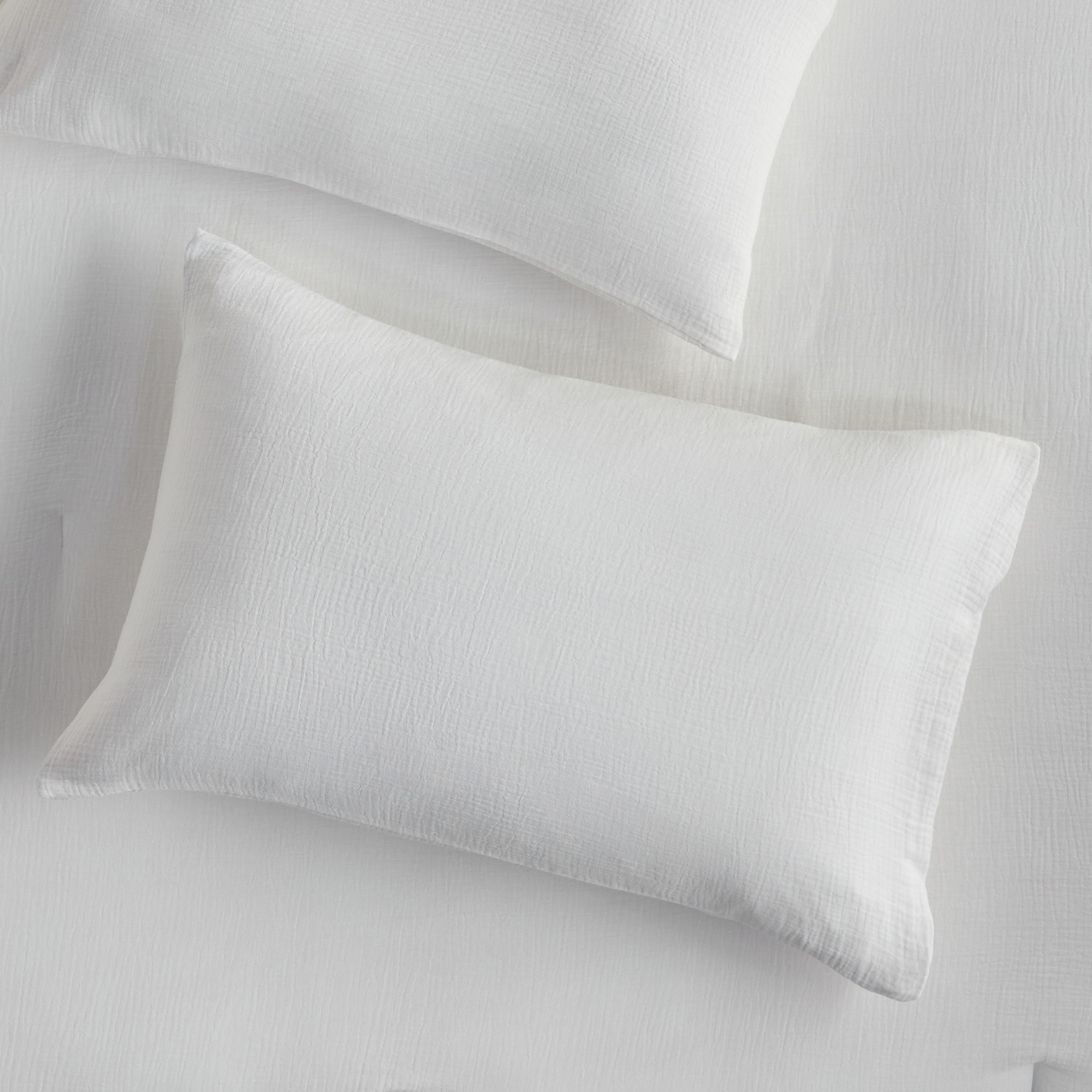 Airsoft Crinkled Muslin Summer 3-Piece Full Comforter Set - 160x200 cm-household-bedding-comfortersandbedspreads-comforters-image-3