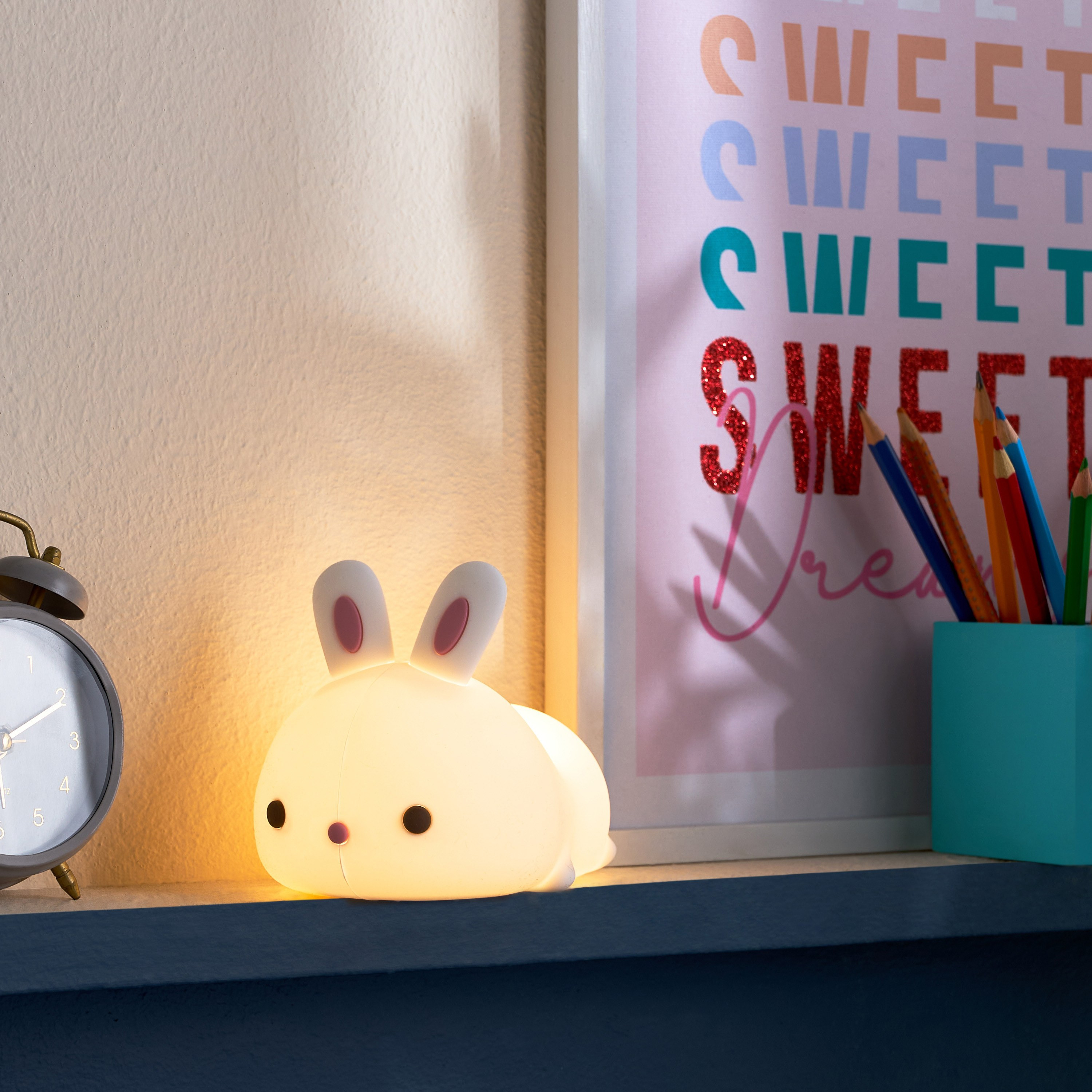 مصباح ليلي ليد من السيليكون قابل لإعادة الشحن عبر يو اس بي - باني-kids-decorandlighting-lighting-decorativelightingandwalllamps-image-8