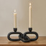 Natura Loft Metal Taper Candleholder - 10 cm-household-decor-candleholdersandlanterns-image-2