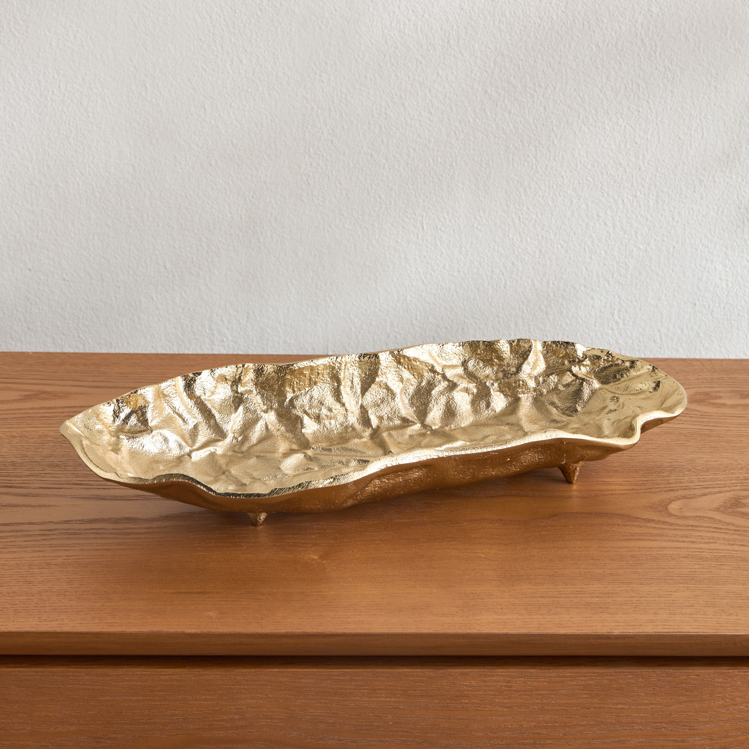 Luxe Sofer Metal Decorative Platter - 42 cm-household-decor-decorativeobjectsandsculptures-image-1