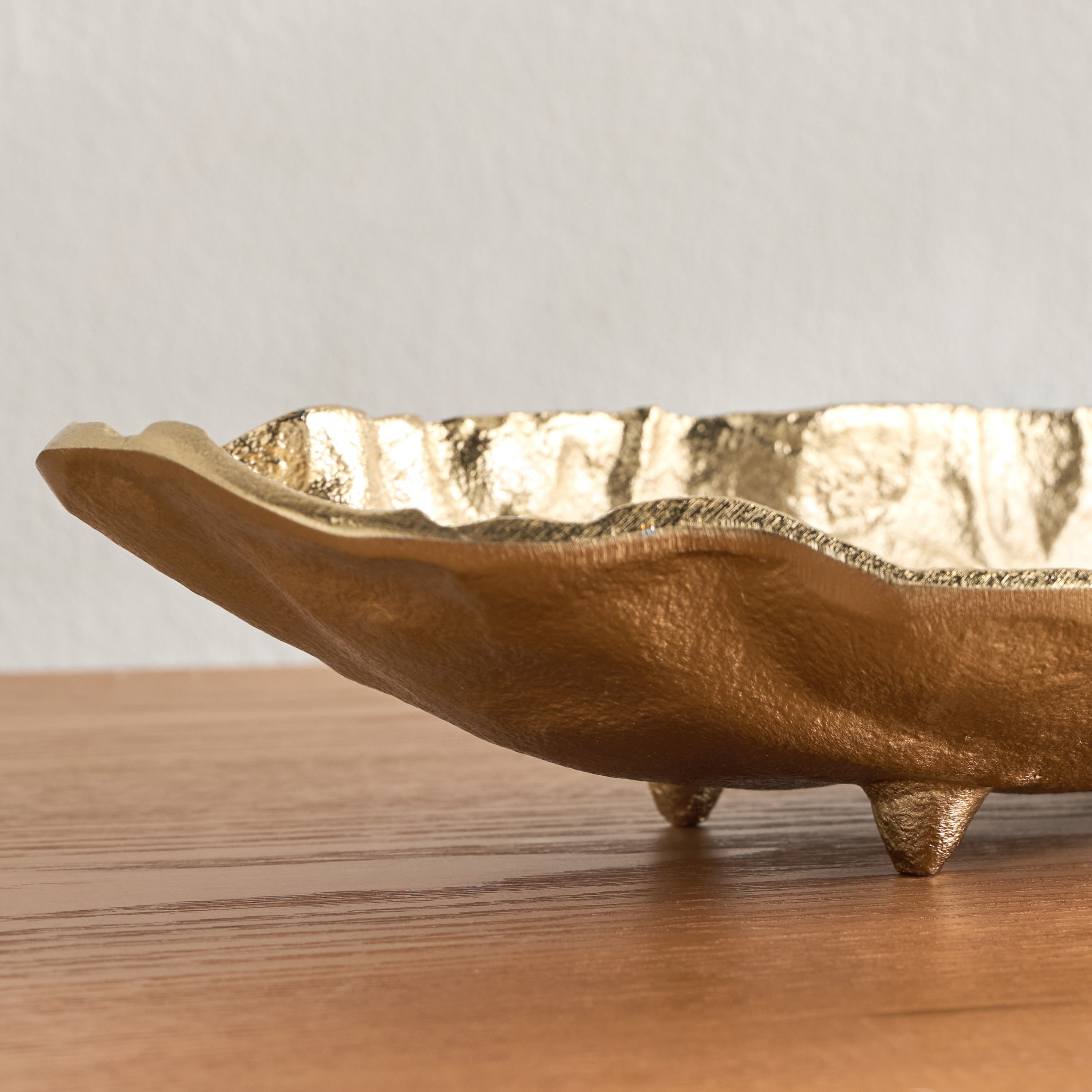 Luxe Sofer Metal Decorative Platter - 42 cm-household-decor-decorativeobjectsandsculptures-image-3