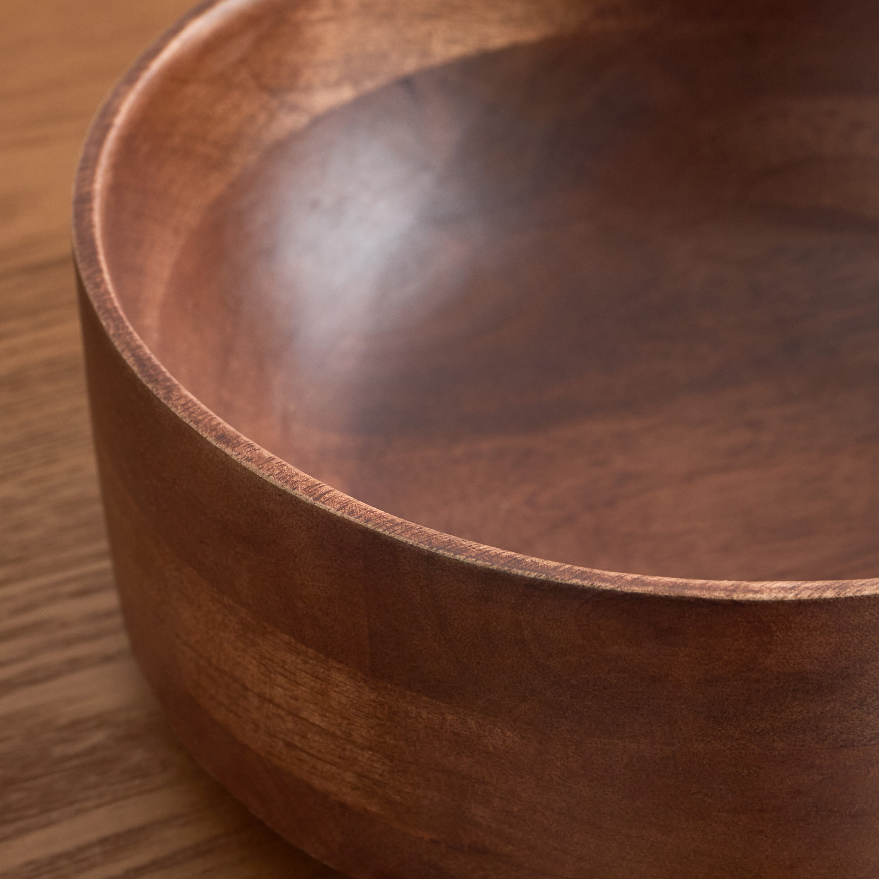 Loft Natura Nico Wooden Decorative Bowl-household-decor-vasesandbowls-image-2