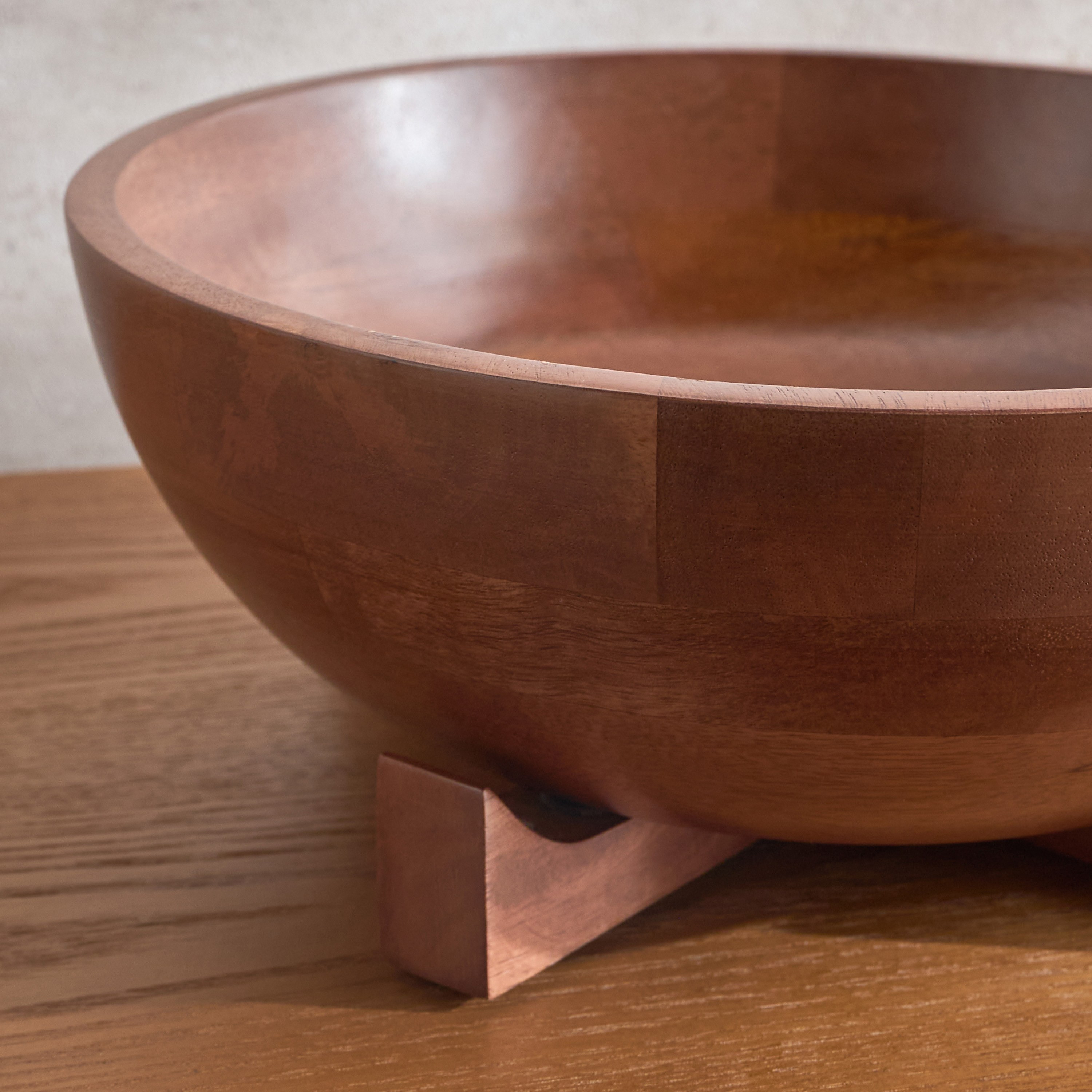Loft Natura Nico Wooden Decorative Bowl-household-decor-vasesandbowls-image-2