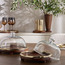 طبق تقديم كيك خشبي مع غطاء زجاجي - أوفير - 29 سم-household-dining-serveware-cakestands-image-1