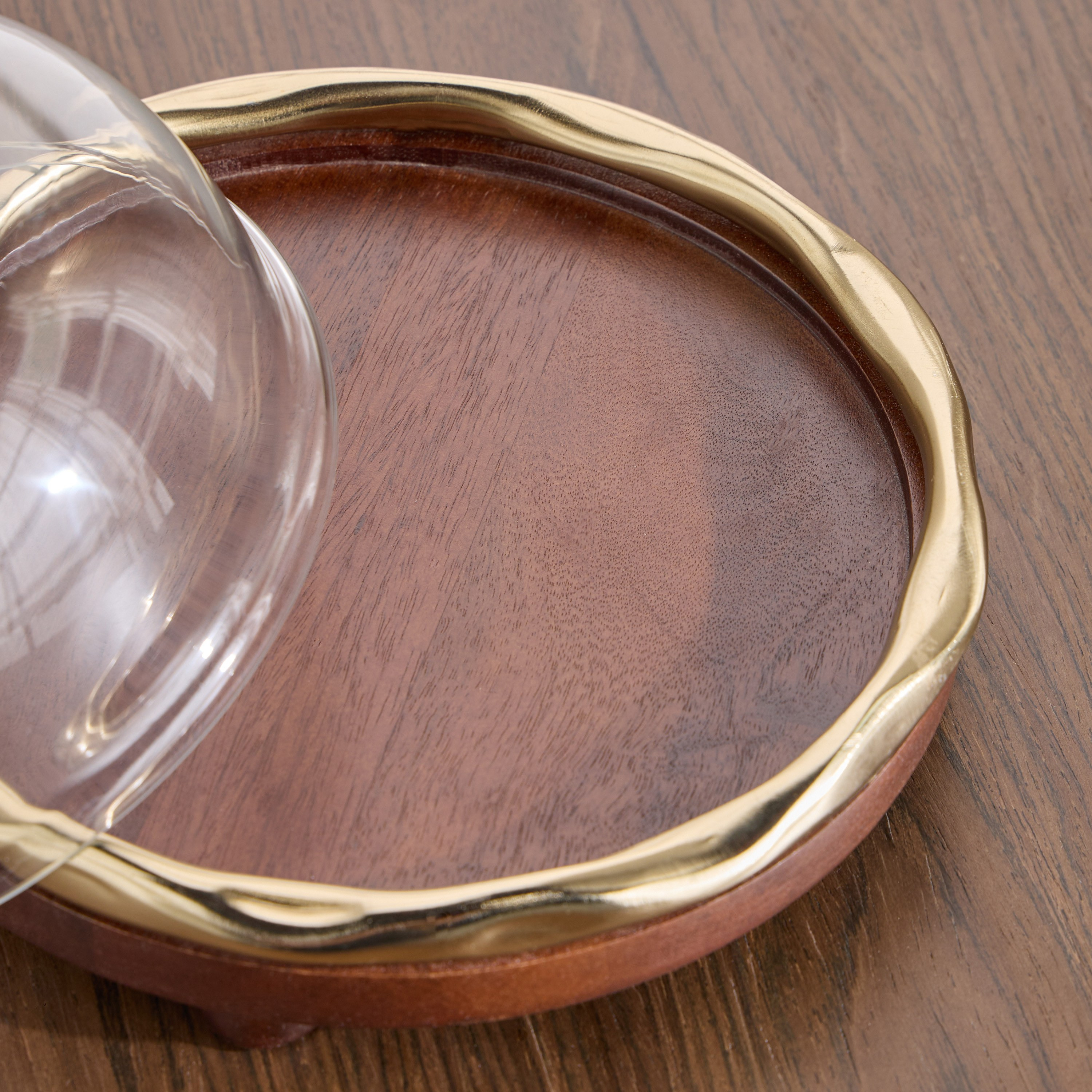 صحن كيك بغطاء قبة - أوفير - 23 سم-household-decor-boxesandtrays-image-2