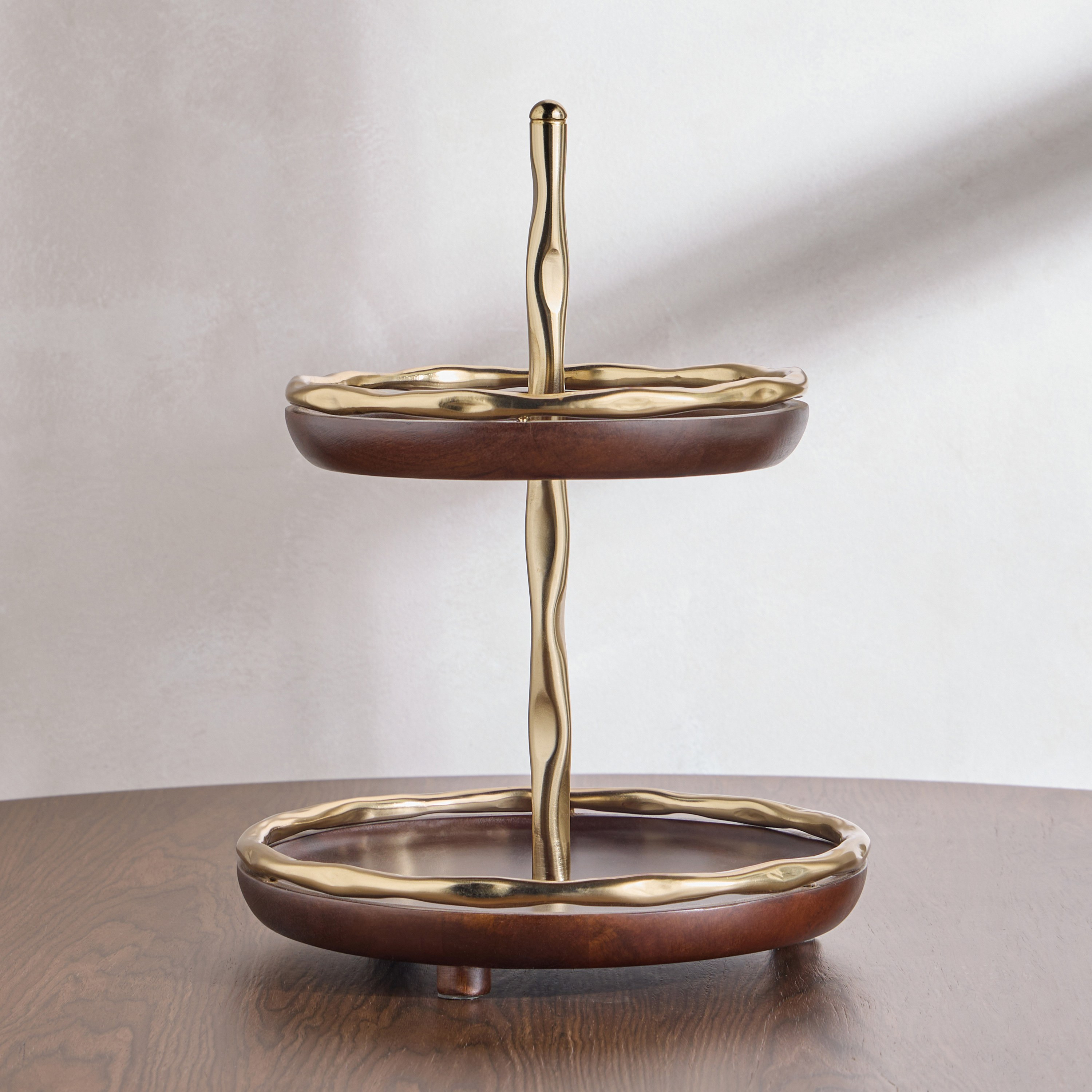 Opher 2-Tier Metal Decorative Server-household-decor-boxesandtrays-image-1