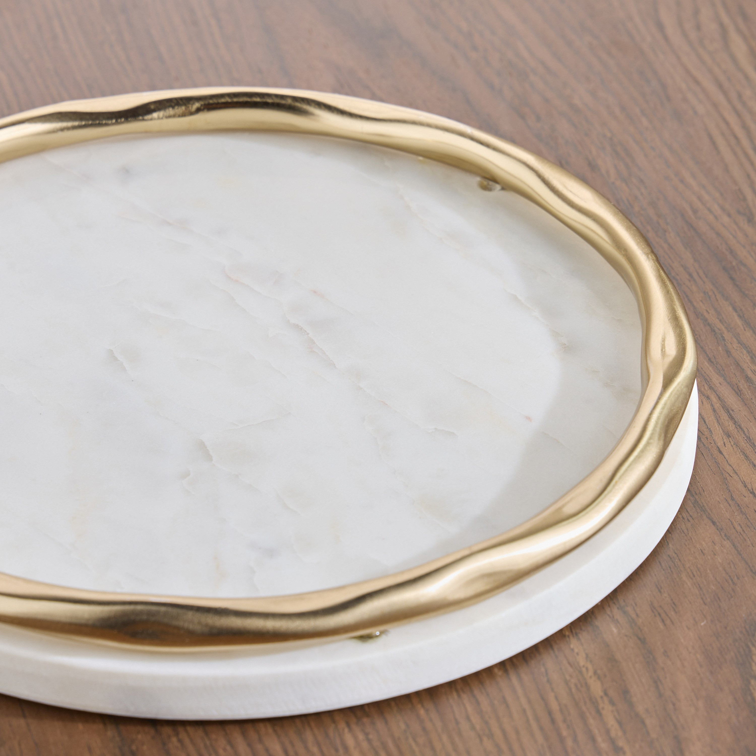 Opher Marble Decorative Tray - 25 cm-household-decor-boxesandtrays-image-2
