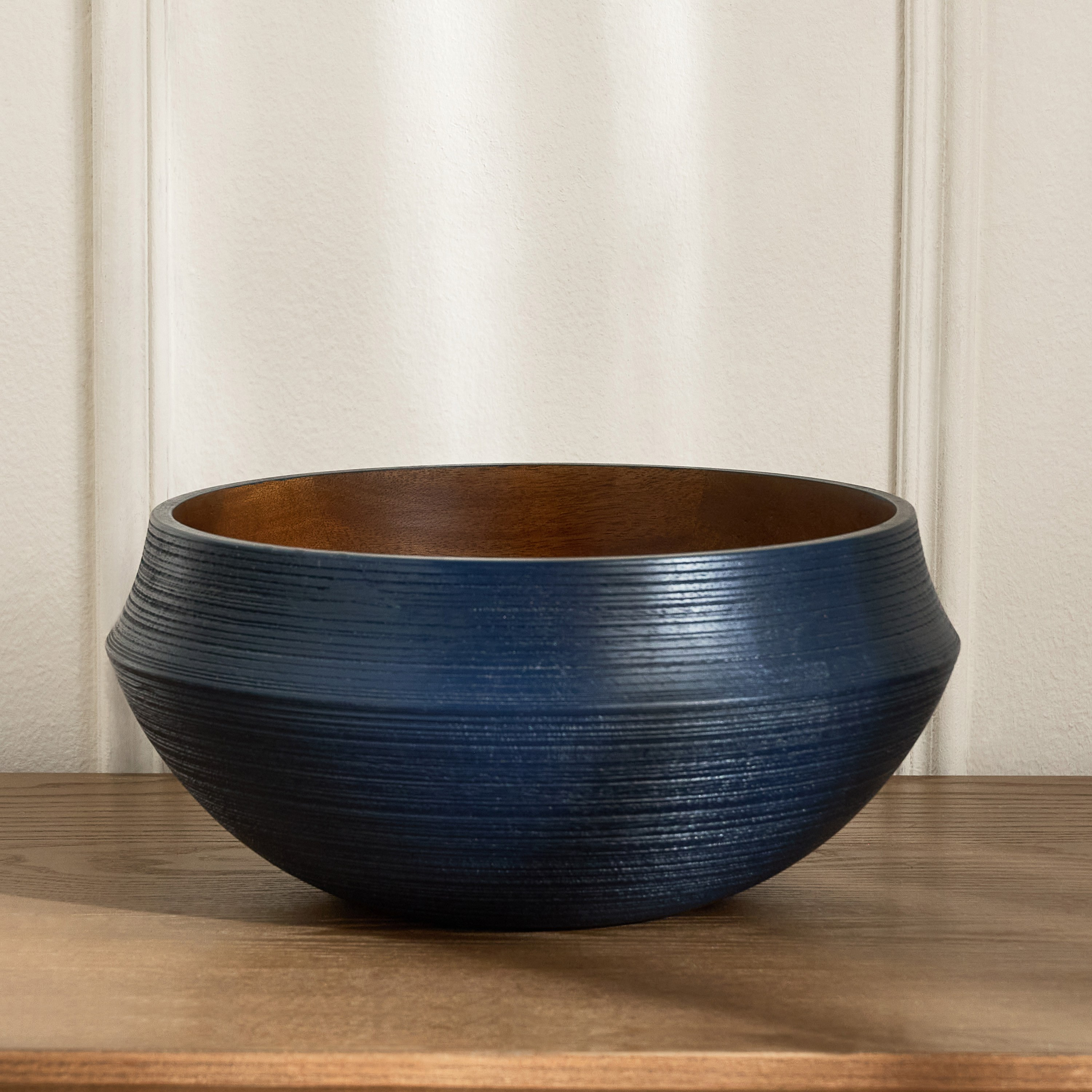 Sofer Wooden Decorative Bowl - 30 cm