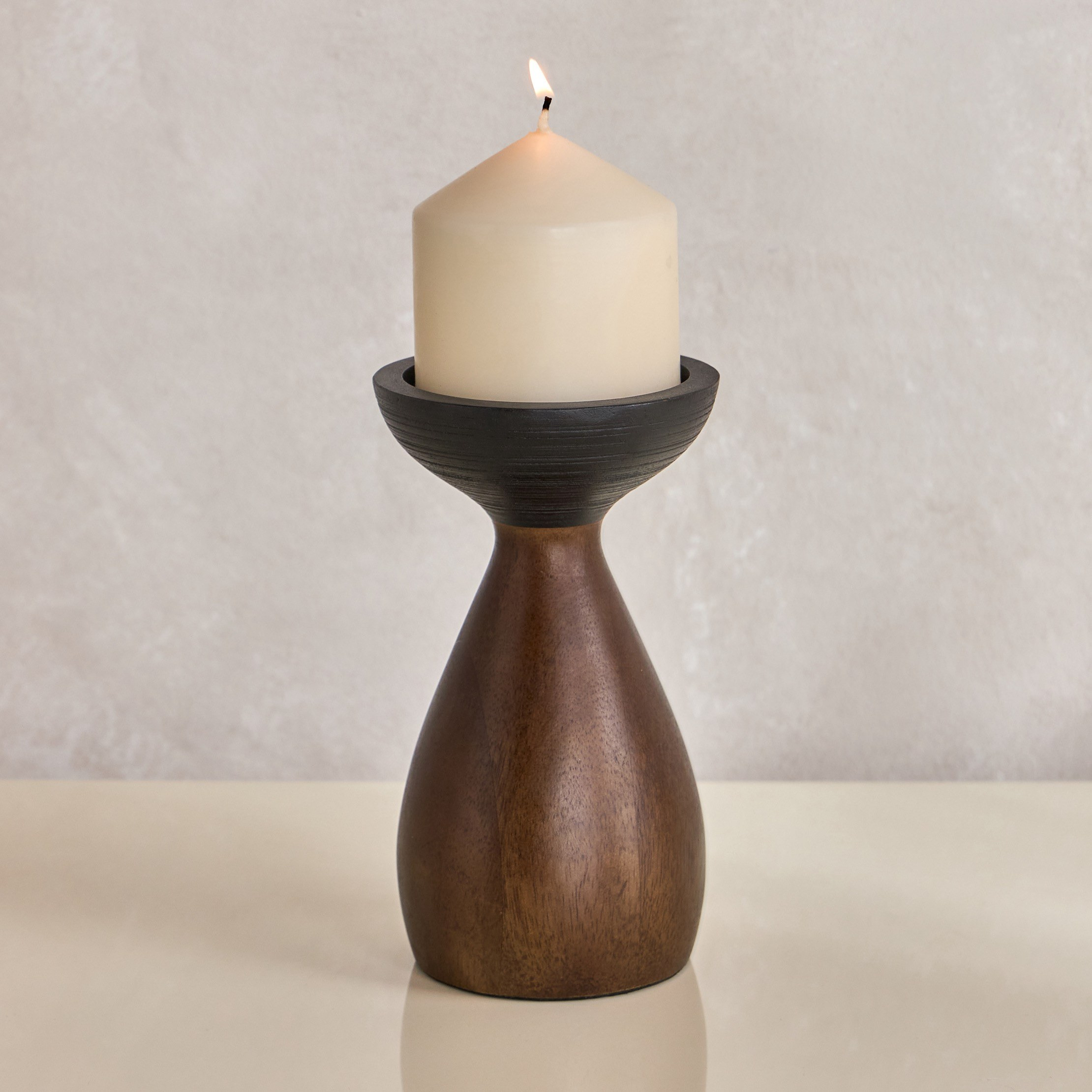 حامل شموع طويلة - ناتا - 18 سم-household-decor-candleholdersandlanterns-image-2