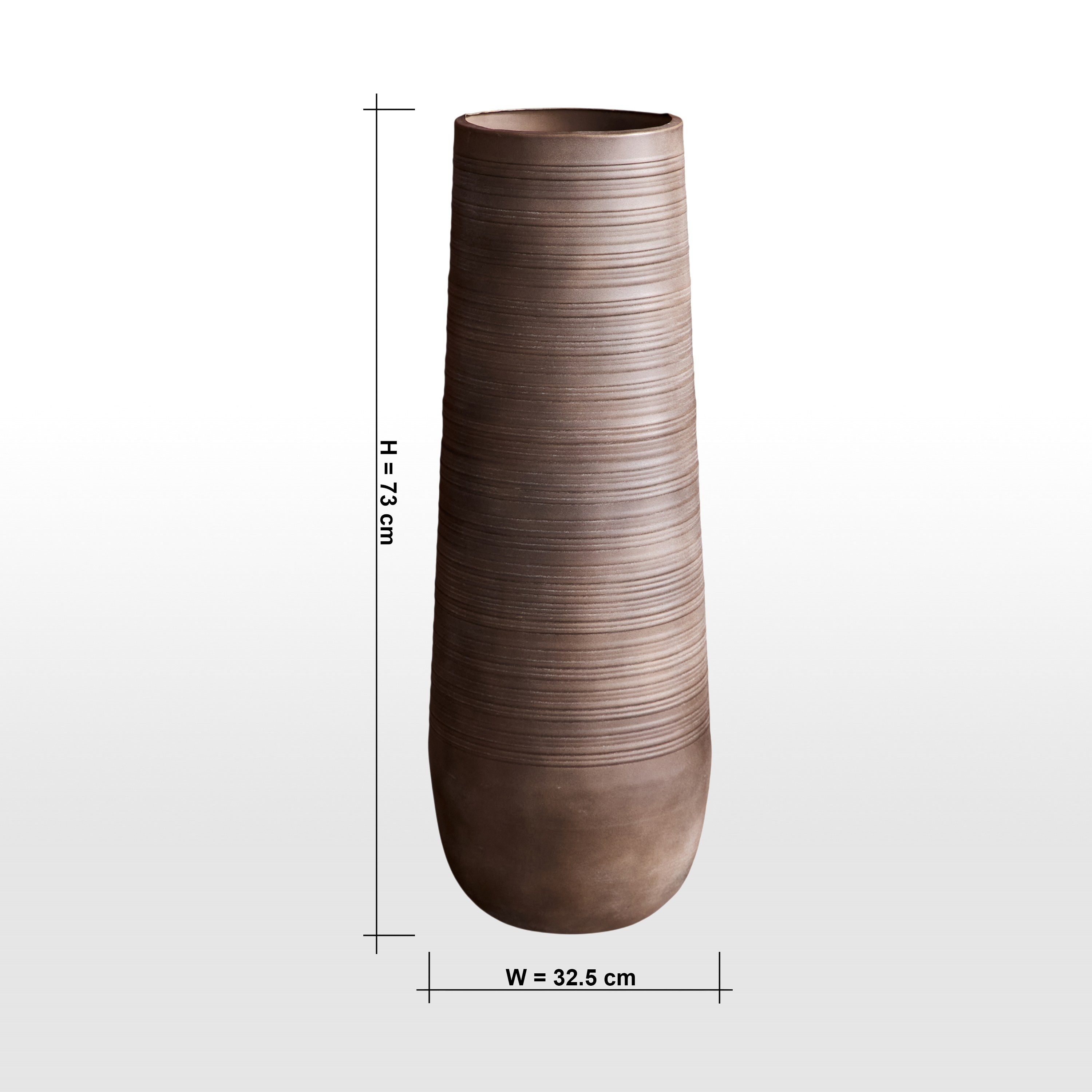 مزهرية أرضية معدنية - سورا - 73 سم-household-decor-vasesandbowls-image-4