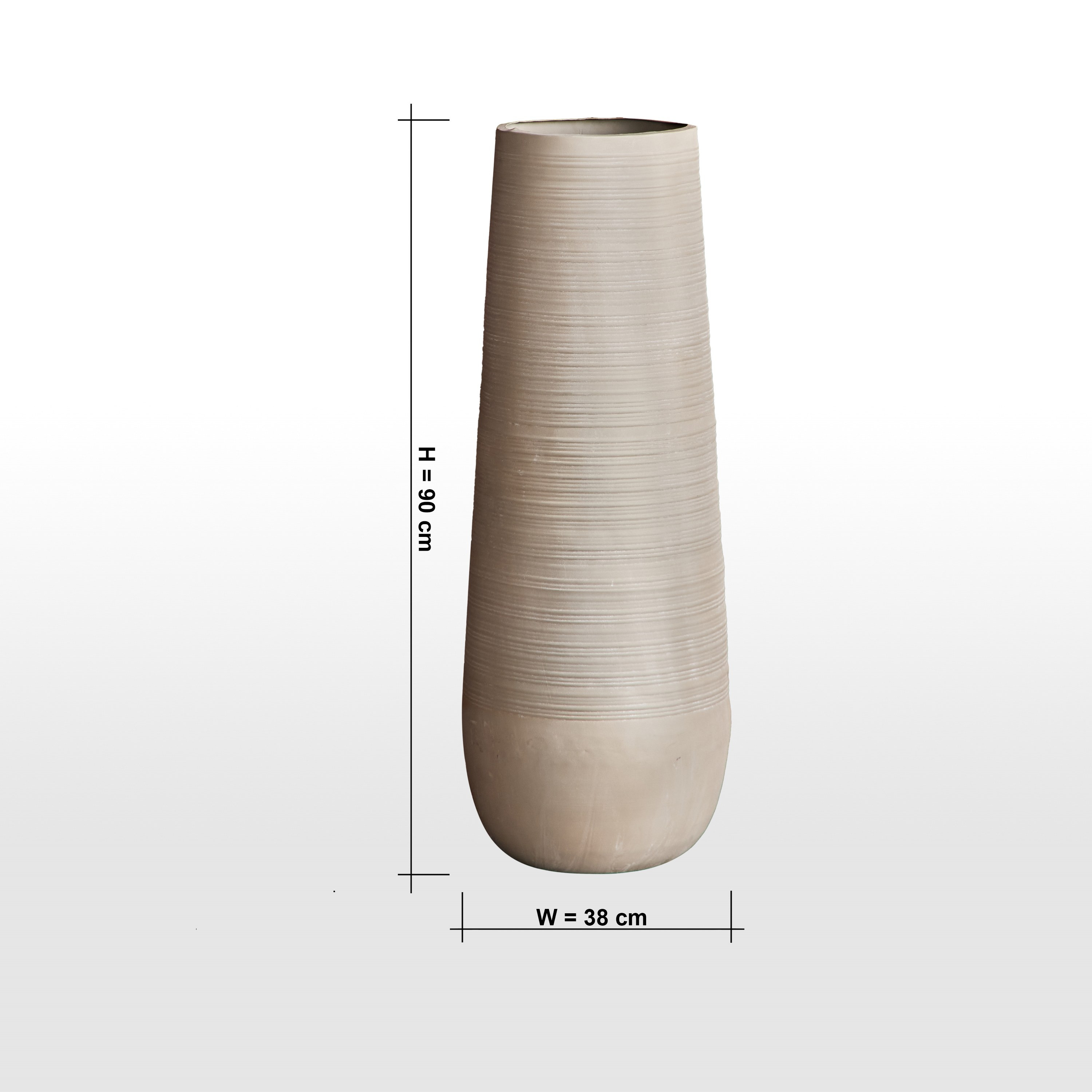 مزهرية أرضية معدن - سورا - 90 سم-household-decor-vasesandbowls-image-4