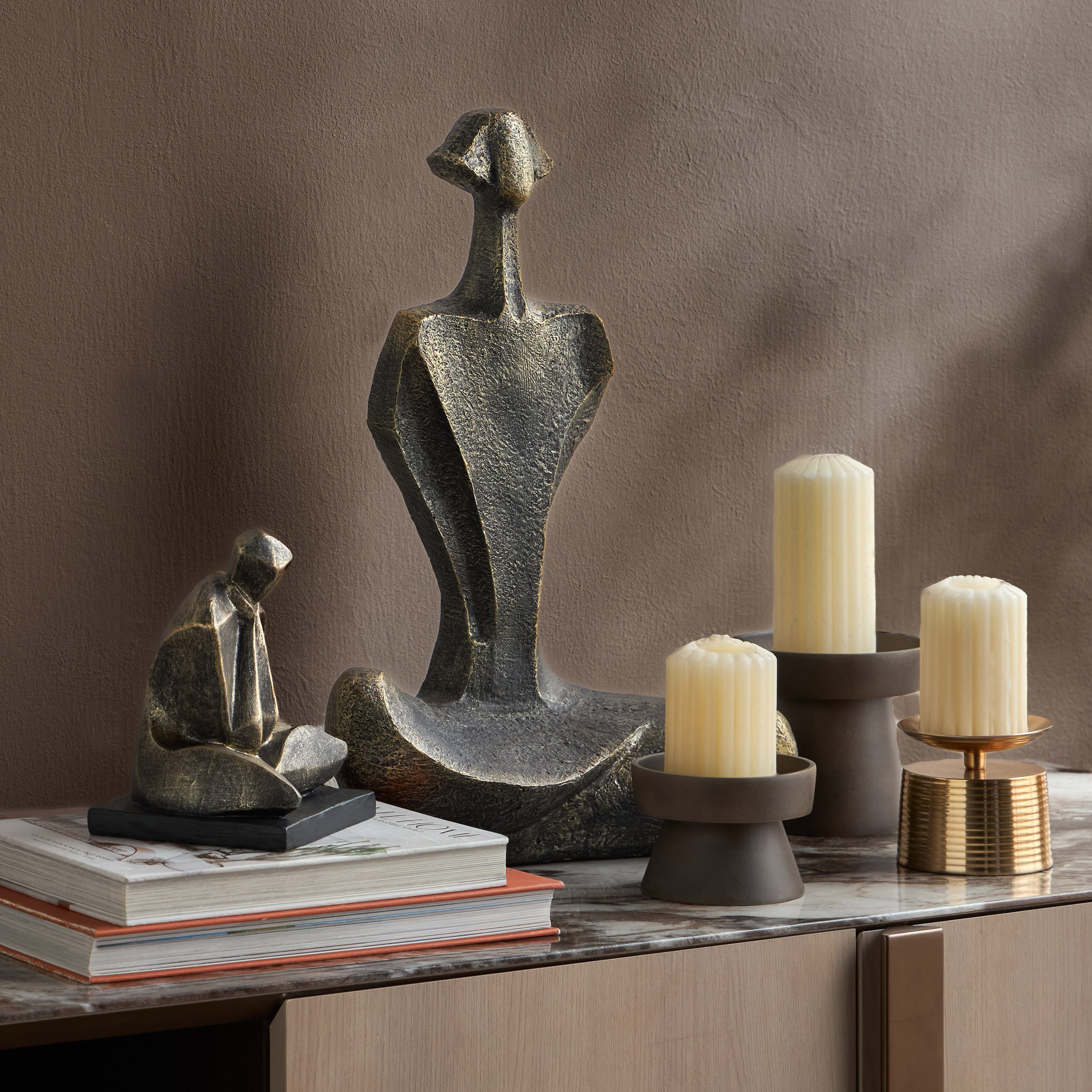 Sora Metal Pillar Candleholder - 9 cm-household-decor-candleholdersandlanterns-image-5