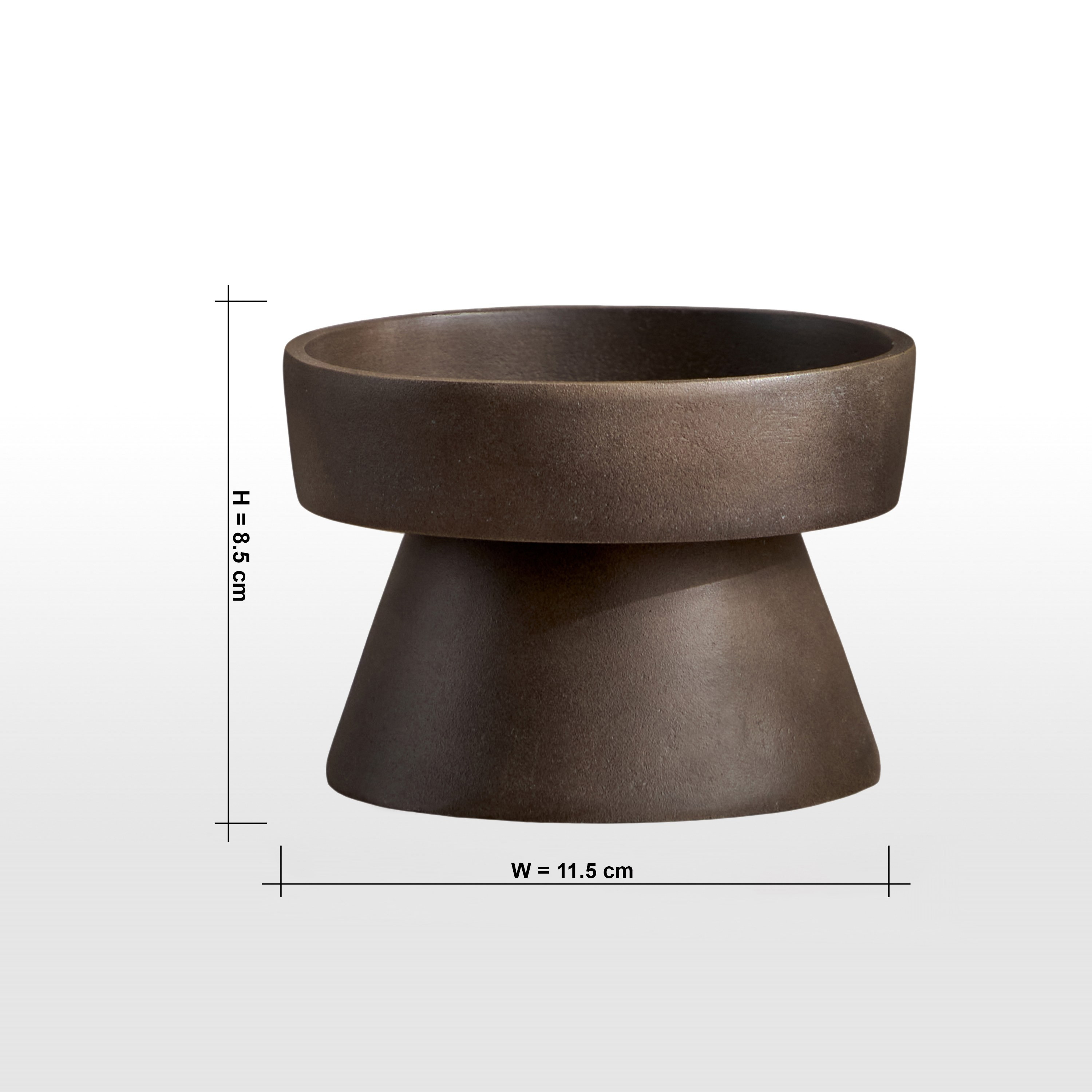 Sora Metal Pillar Candleholder - 9 cm-household-decor-candleholdersandlanterns-image-6