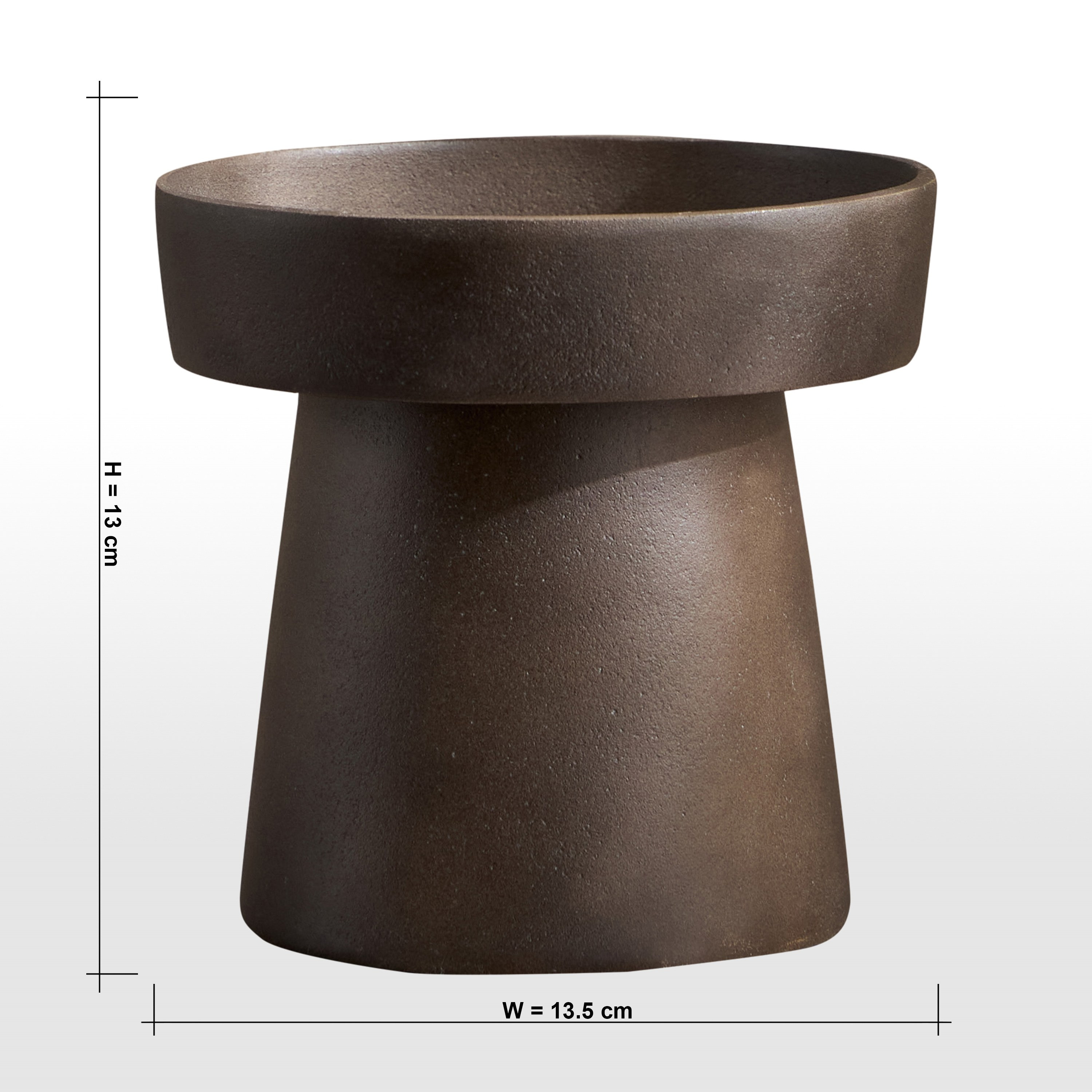 Sora Metal Pillar Candleholder - 13 cm-household-decor-candleholdersandlanterns-image-6