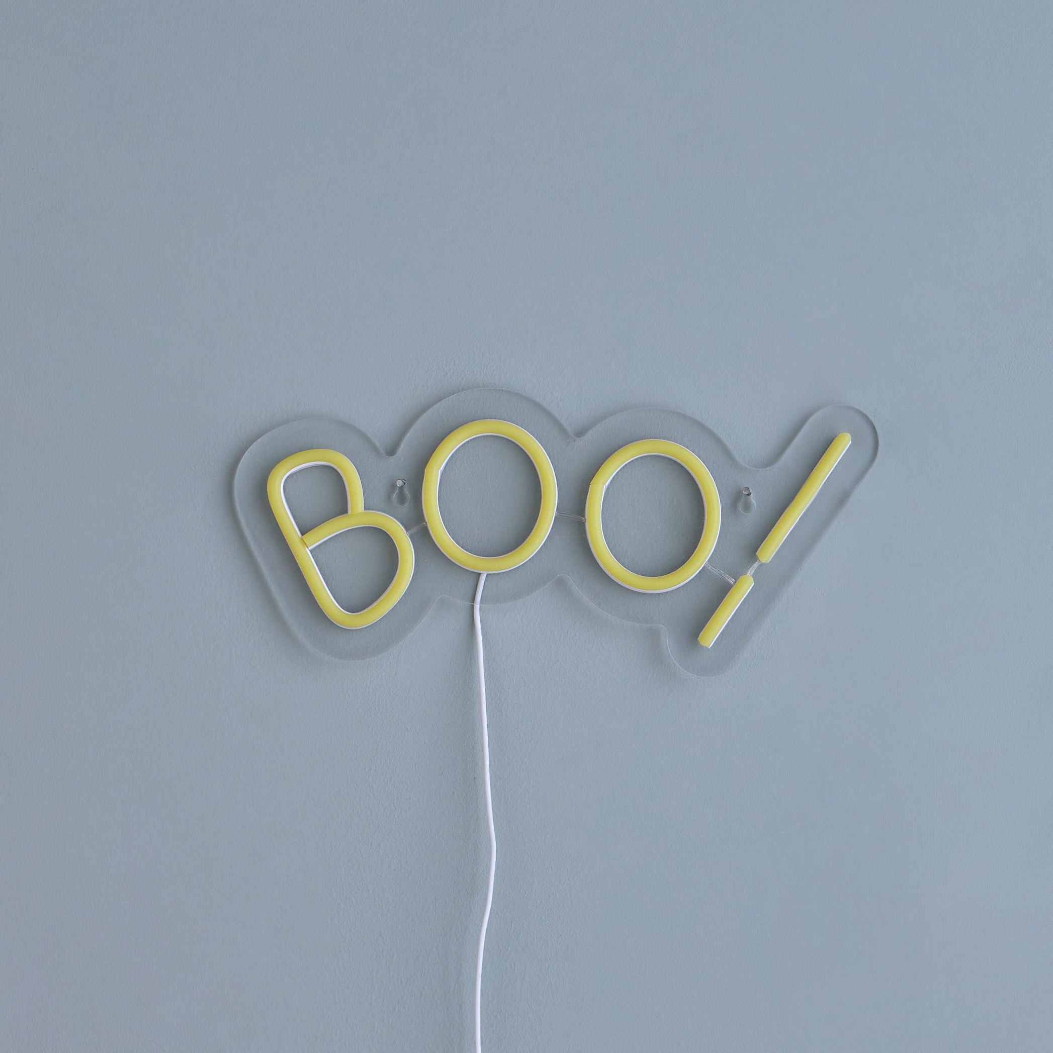 Boo USB Operated Neon Light - 15 cm-babyandkids-decorandlighting-lighting-decorativelightingandwalllamps-image-1