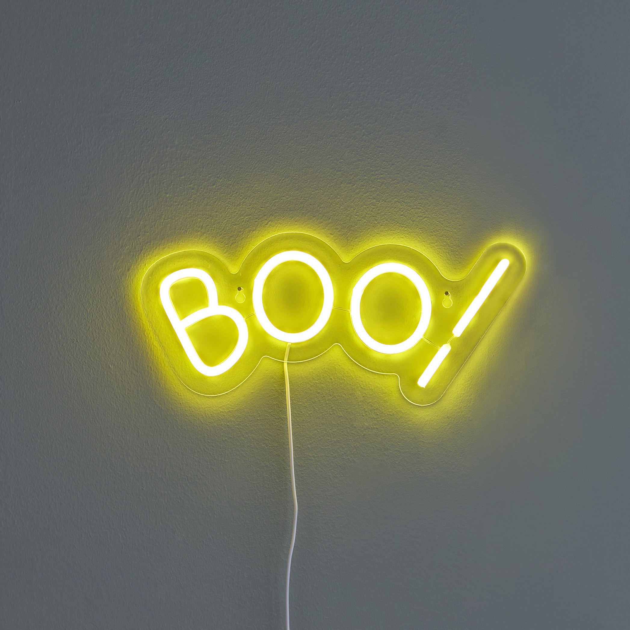 Boo USB Operated Neon Light - 15 cm-babyandkids-decorandlighting-lighting-decorativelightingandwalllamps-image-2